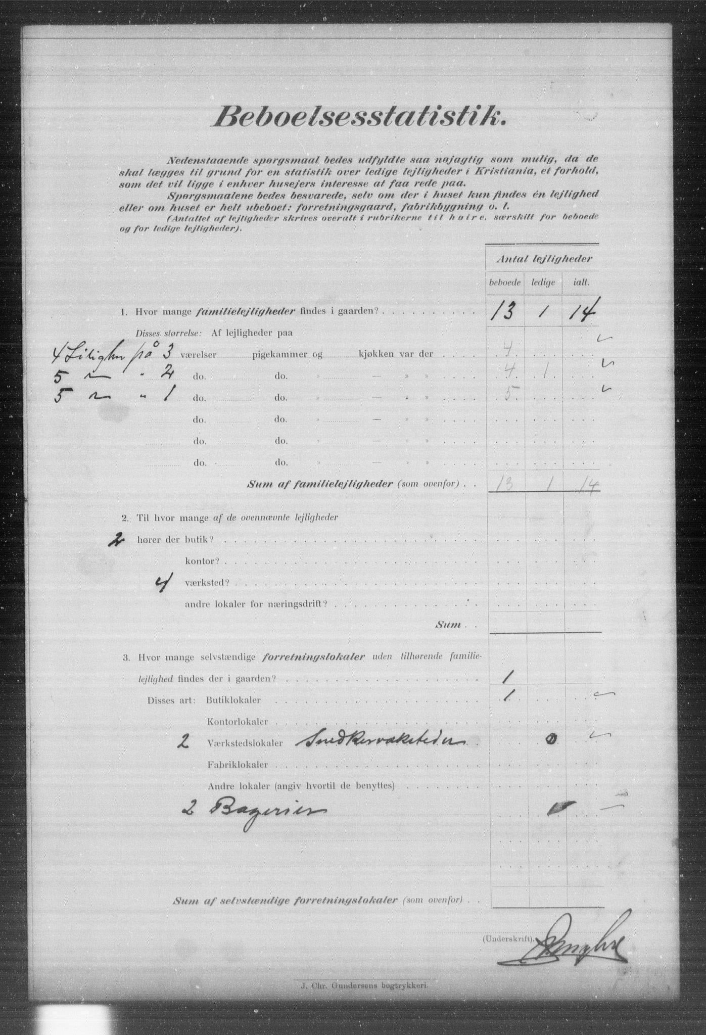 OBA, Municipal Census 1903 for Kristiania, 1903, p. 18409