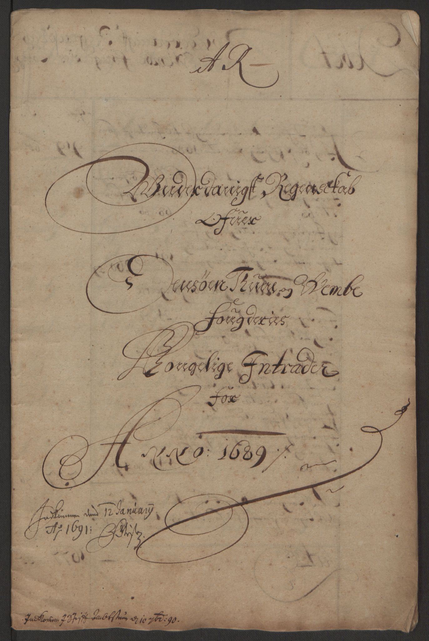 Rentekammeret inntil 1814, Reviderte regnskaper, Fogderegnskap, RA/EA-4092/R03/L0118: Fogderegnskap Onsøy, Tune, Veme og Åbygge fogderi, 1684-1689, p. 3