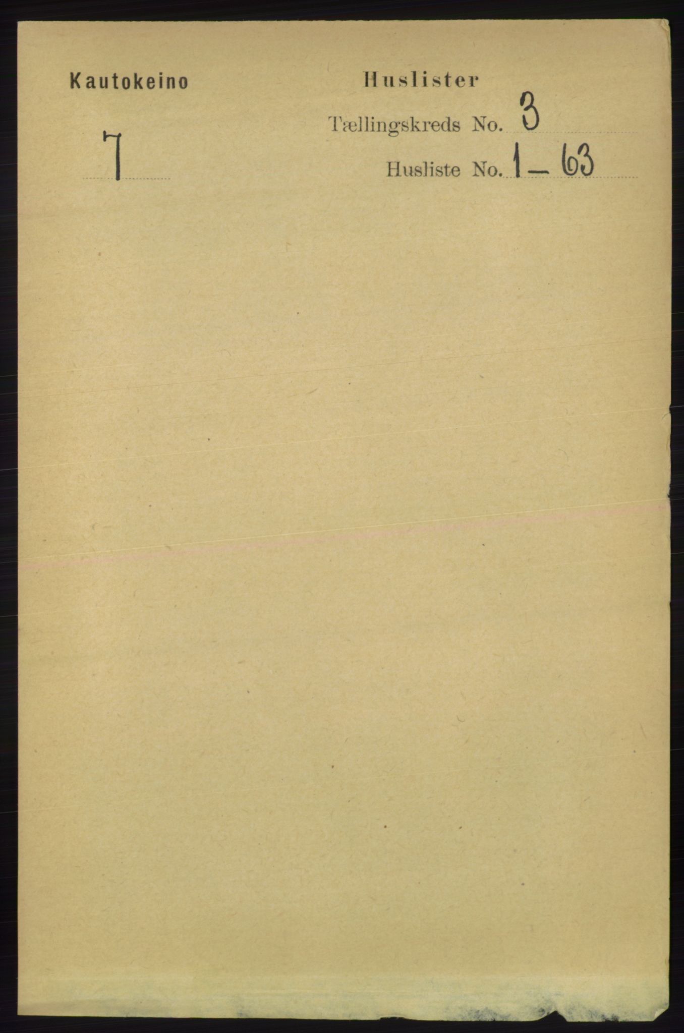 RA, 1891 census for 2011 Kautokeino, 1891, p. 646