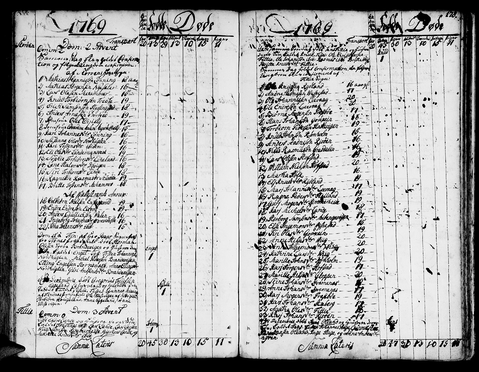 Stord sokneprestembete, AV/SAB-A-78201/H/Haa: Parish register (official) no. A 2, 1744-1777, p. 178