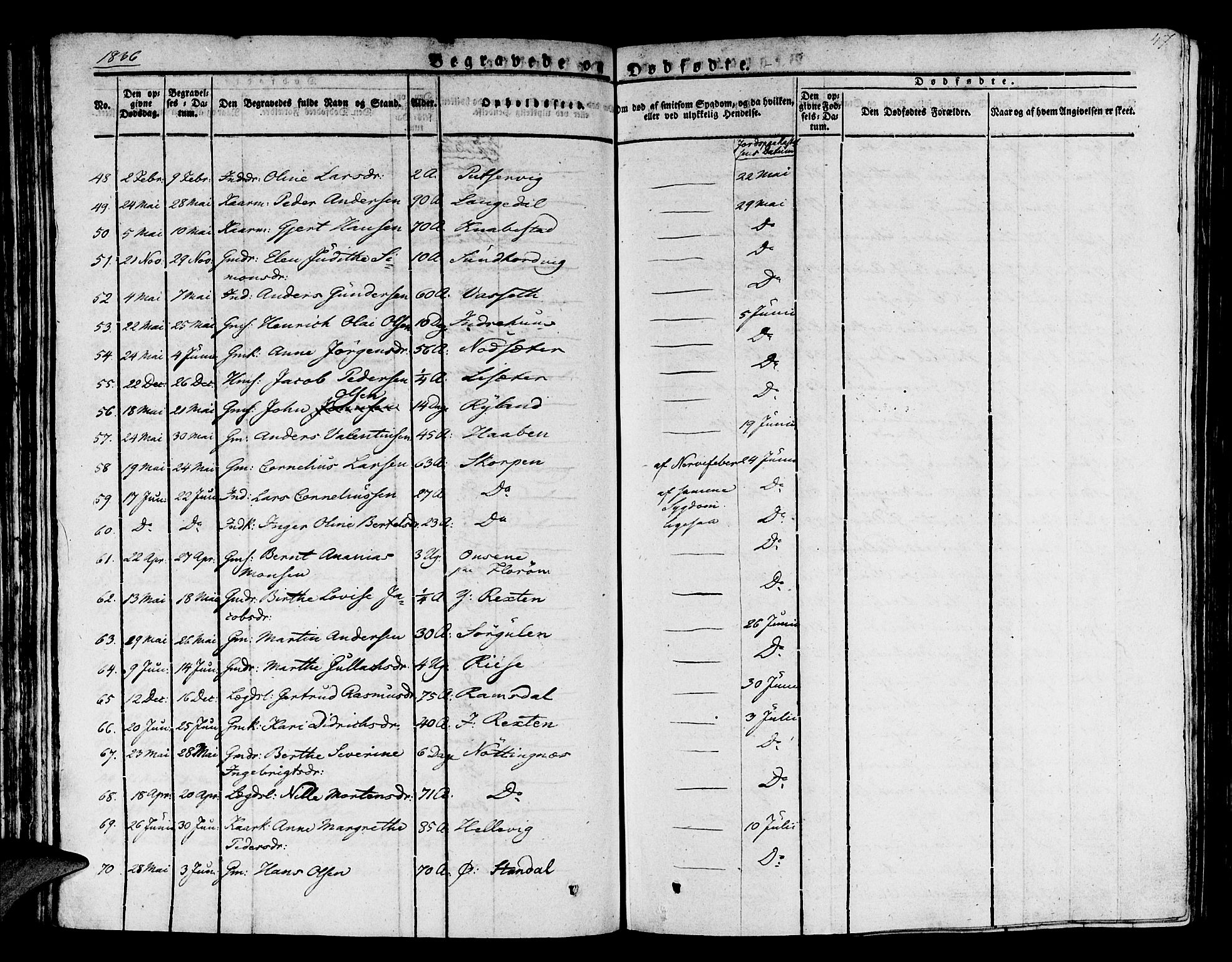 Kinn sokneprestembete, AV/SAB-A-80801/H/Haa/Haaa/L0004/0002: Parish register (official) no. A 4II, 1822-1840, p. 47