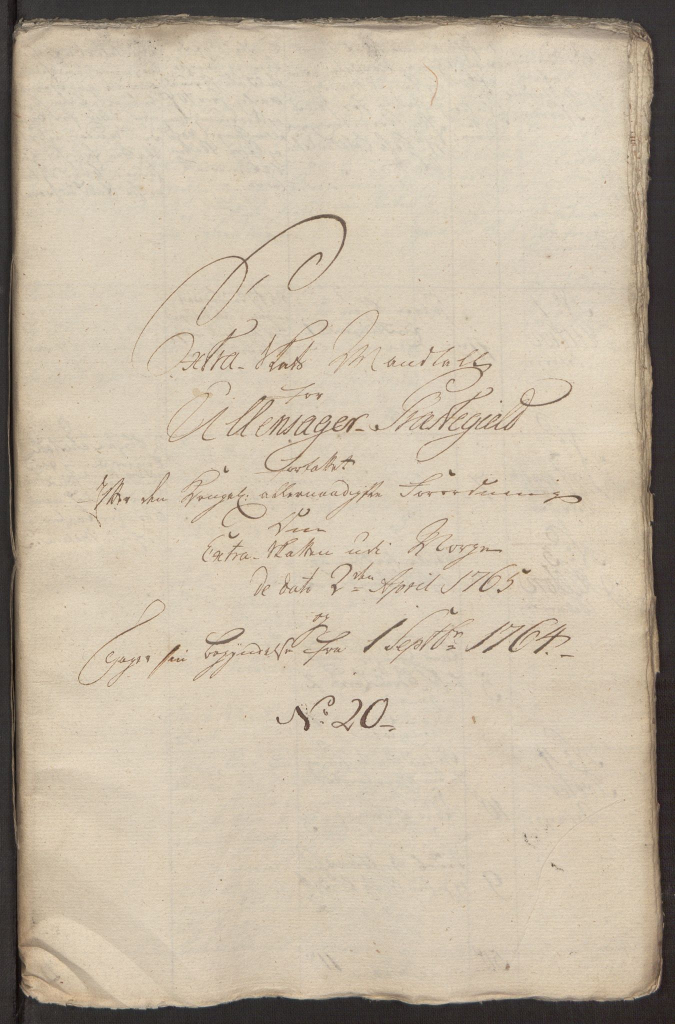 Rentekammeret inntil 1814, Reviderte regnskaper, Fogderegnskap, AV/RA-EA-4092/R12/L0803: Ekstraskatten Øvre Romerike, 1763-1764, p. 432