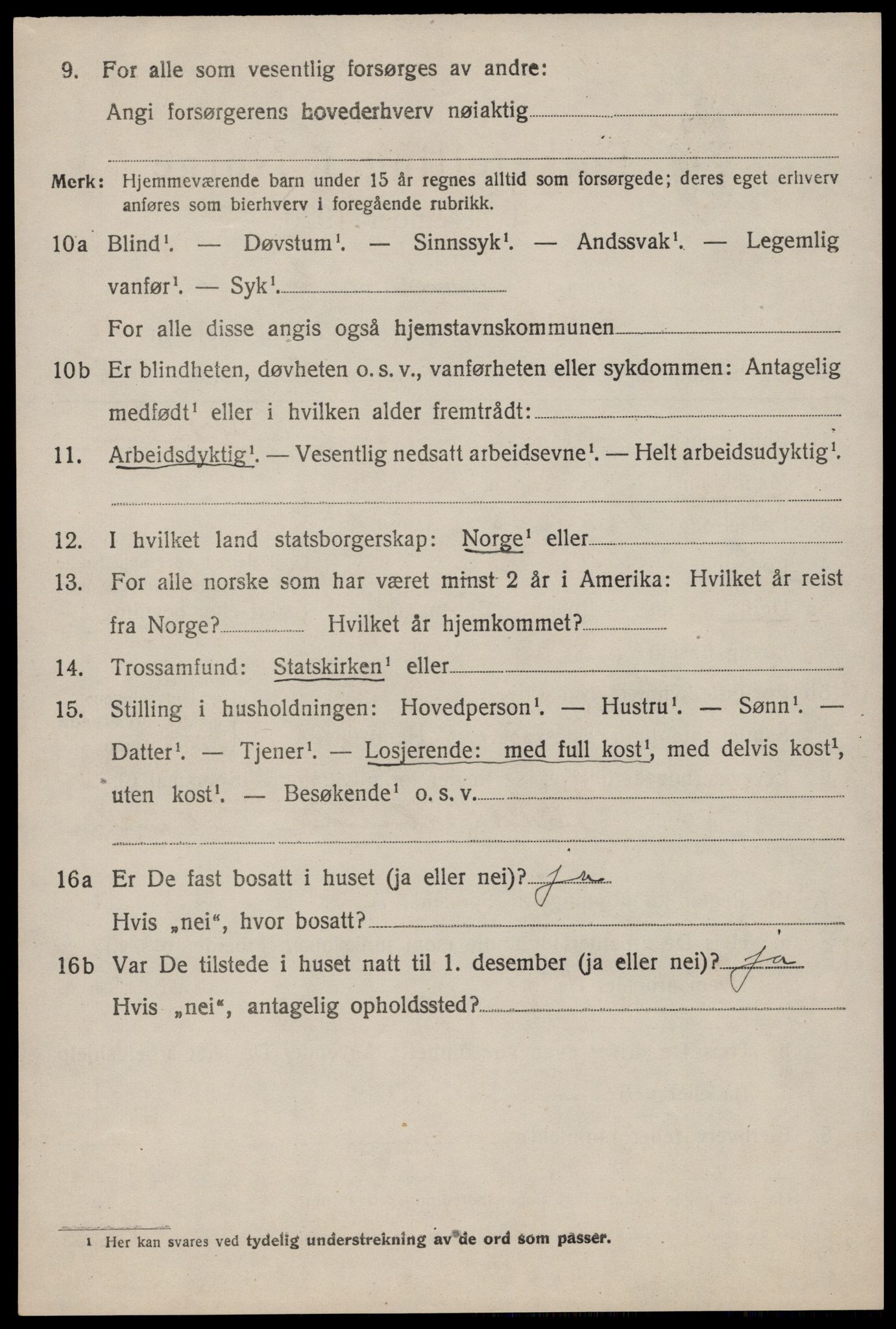 SAST, 1920 census for Skåre, 1920, p. 7875