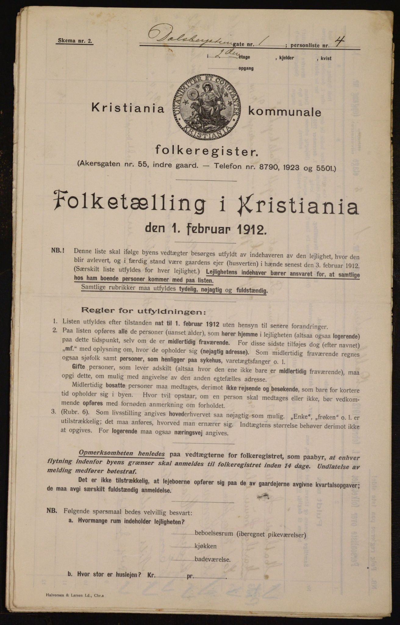 OBA, Municipal Census 1912 for Kristiania, 1912, p. 13902