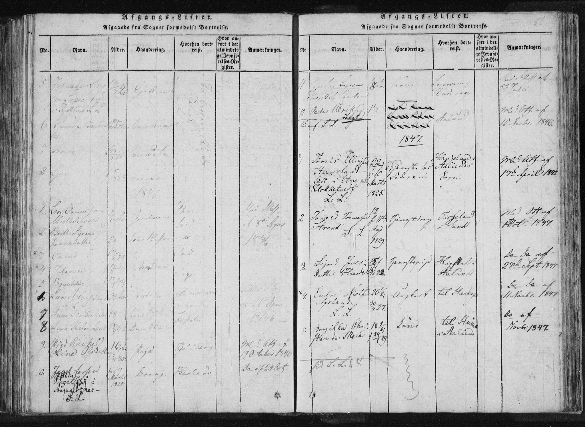 Vikedal sokneprestkontor, SAST/A-101840/01/IV: Parish register (official) no. A 4, 1816-1850, p. 286