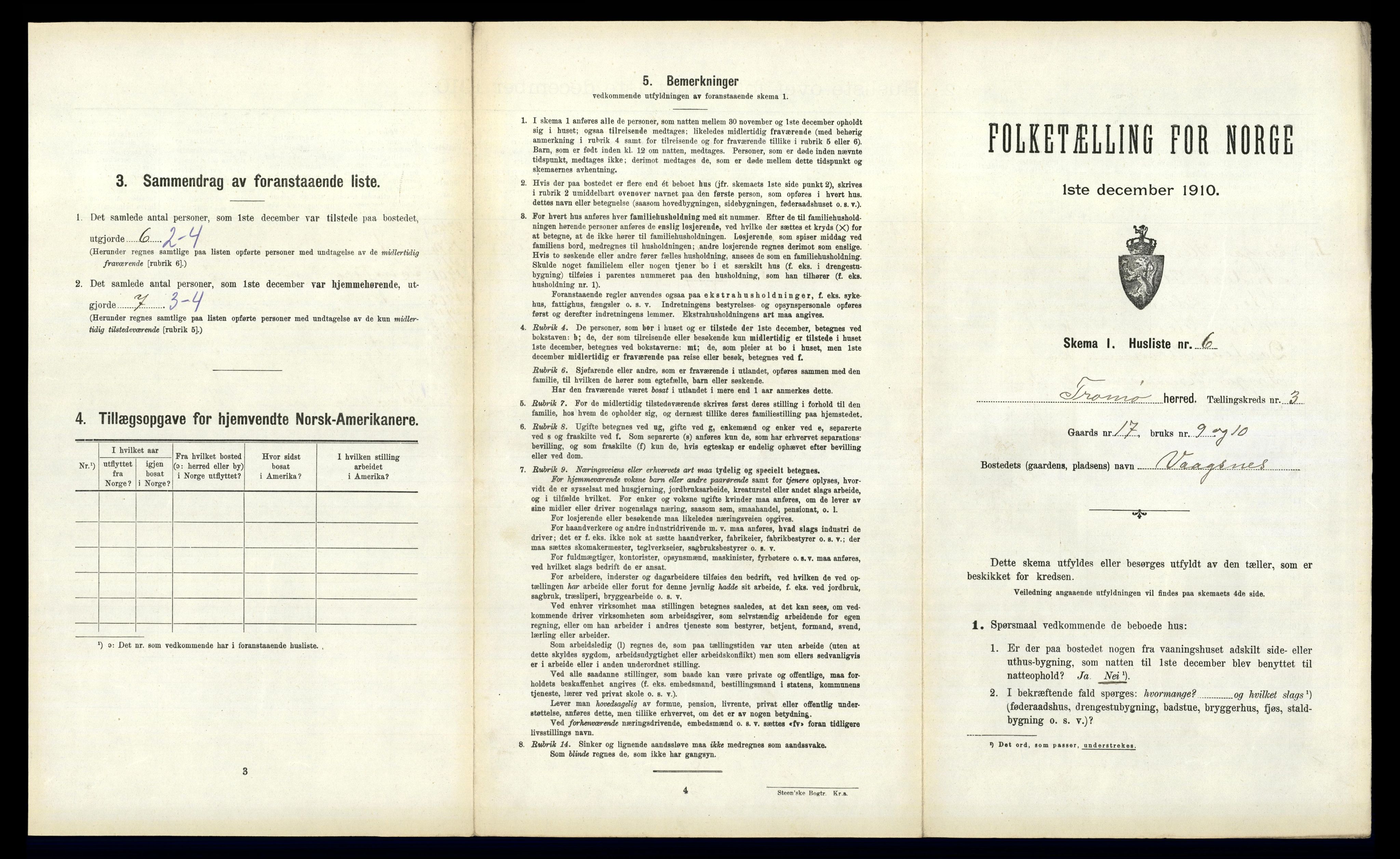 RA, 1910 census for Tromøy, 1910, p. 278