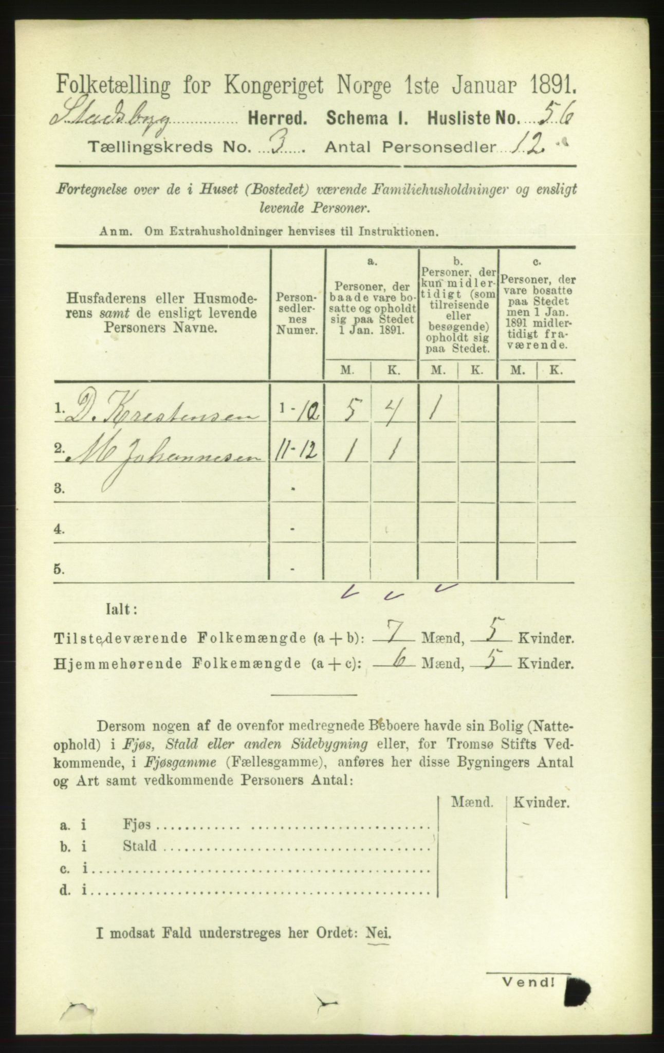 RA, 1891 census for 1625 Stadsbygd, 1891, p. 1358