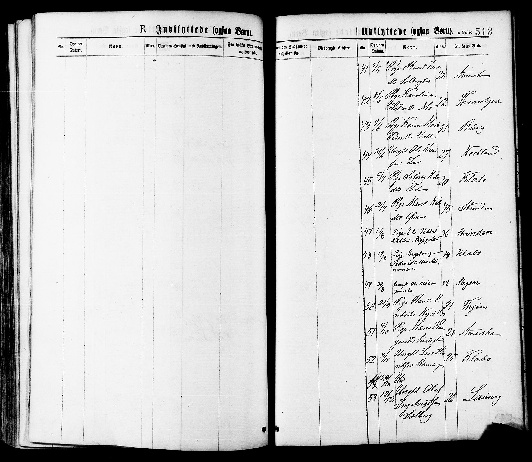 Ministerialprotokoller, klokkerbøker og fødselsregistre - Sør-Trøndelag, SAT/A-1456/691/L1079: Parish register (official) no. 691A11, 1873-1886, p. 513
