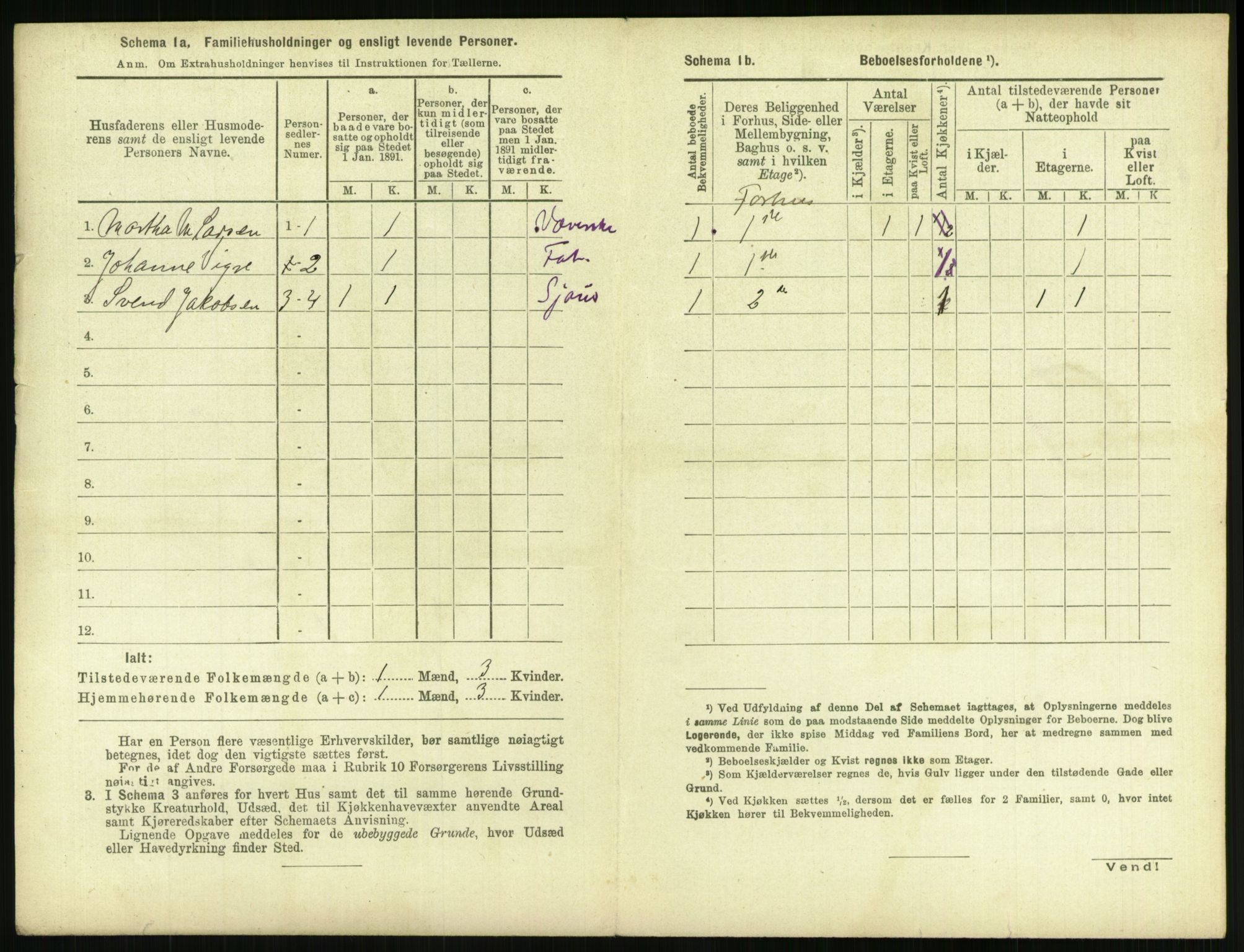 RA, 1891 census for 1103 Stavanger, 1891, p. 4374