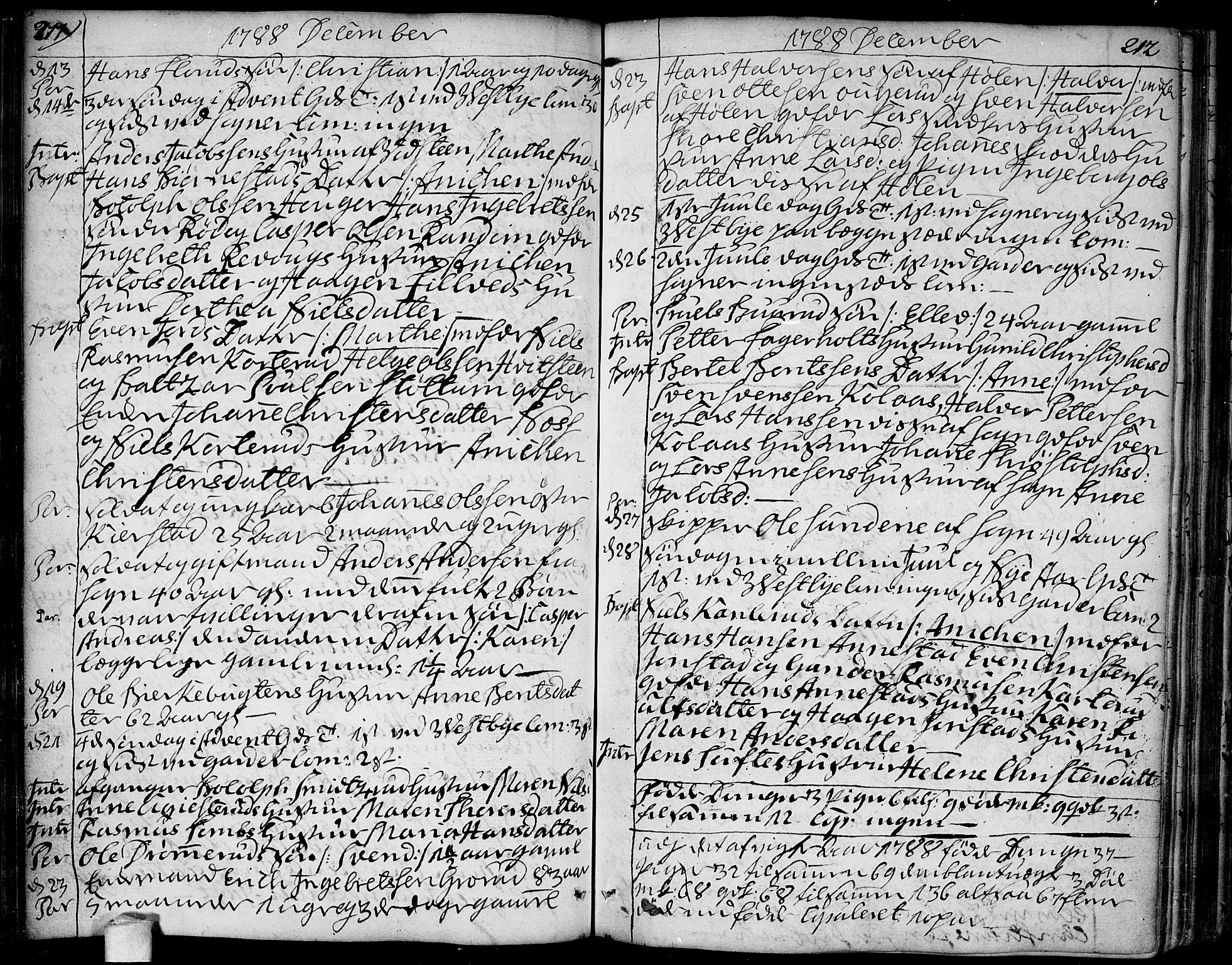 Vestby prestekontor Kirkebøker, AV/SAO-A-10893/F/Fa/L0003: Parish register (official) no. I 3, 1779-1796, p. 211-212