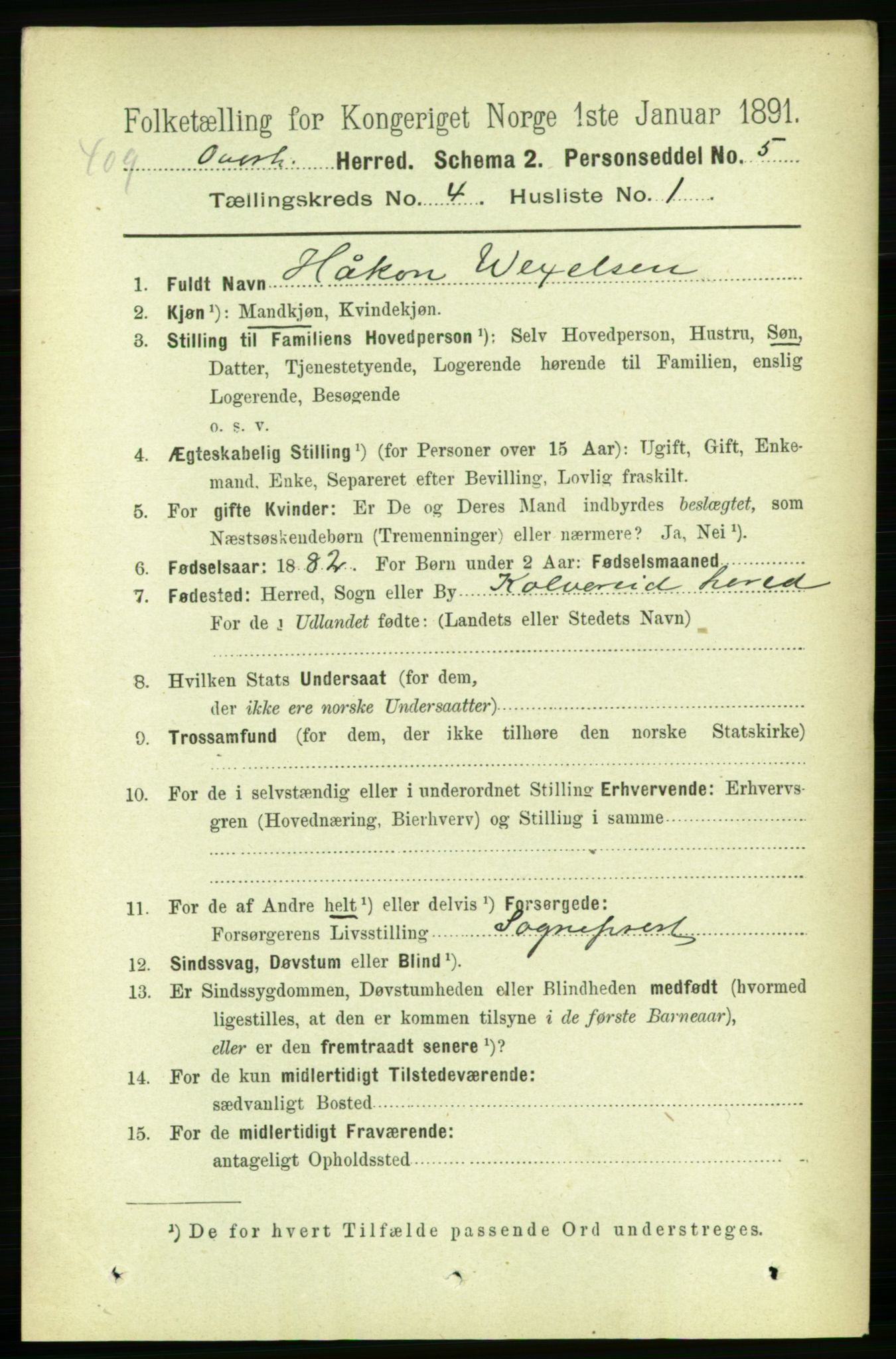 RA, 1891 census for 1744 Overhalla, 1891, p. 1102