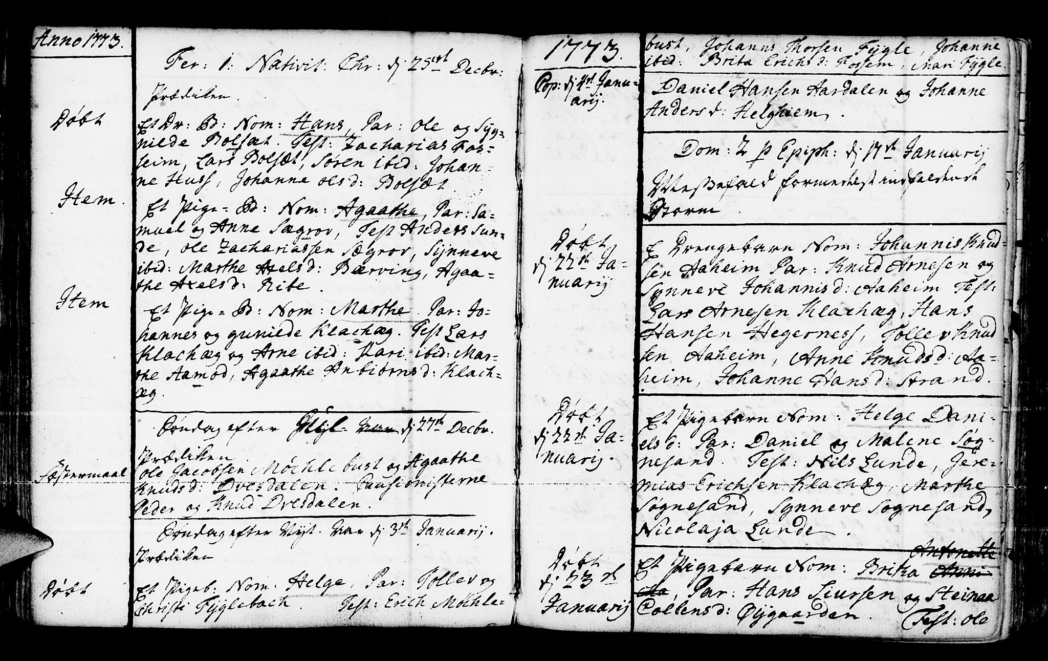 Jølster sokneprestembete, AV/SAB-A-80701/H/Haa/Haaa/L0004: Parish register (official) no. A 4, 1749-1789, p. 125