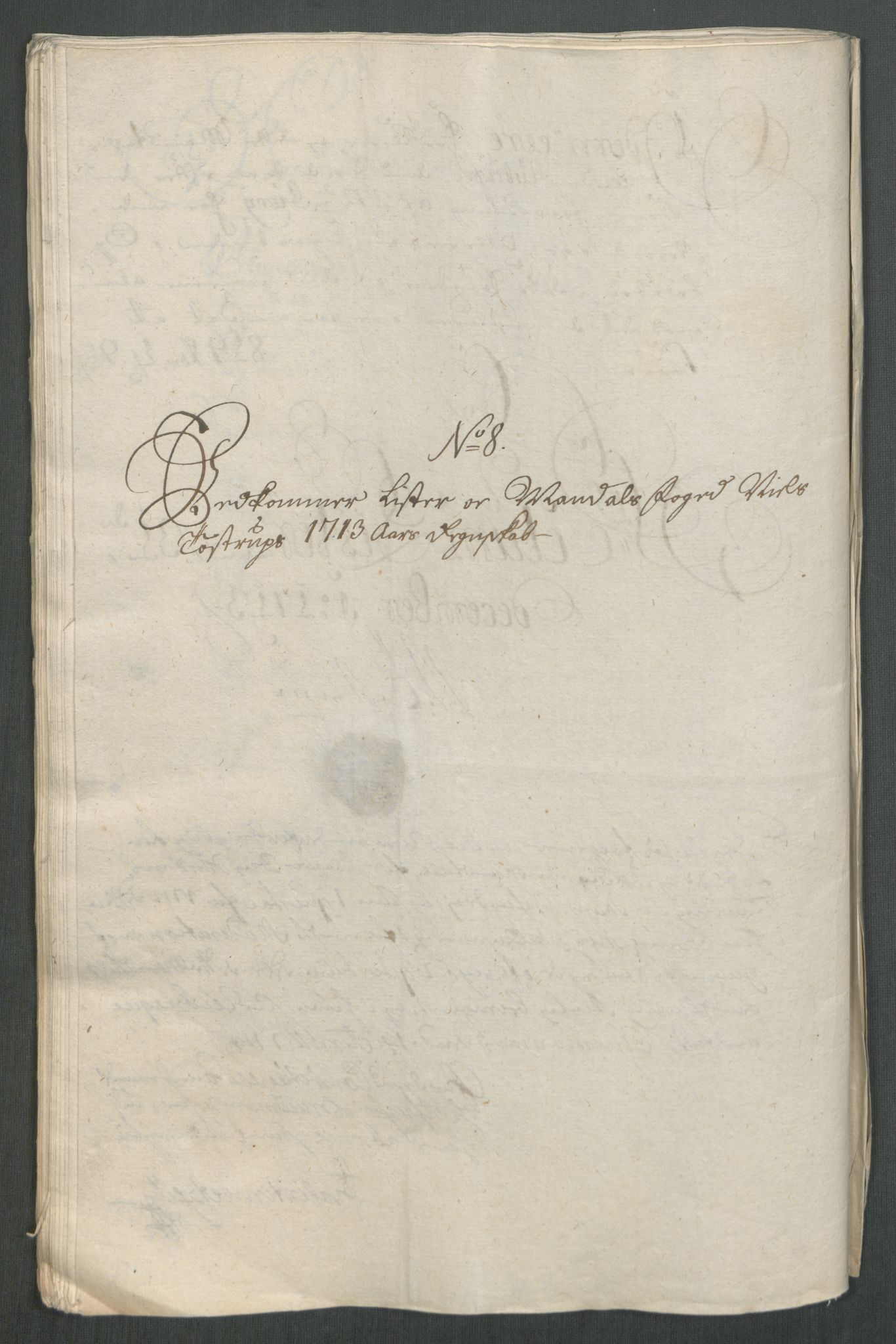 Rentekammeret inntil 1814, Reviderte regnskaper, Fogderegnskap, AV/RA-EA-4092/R43/L2556: Fogderegnskap Lista og Mandal, 1713, p. 171