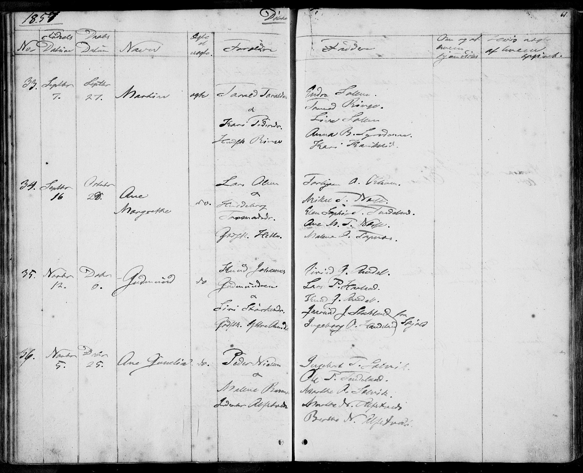 Nedstrand sokneprestkontor, SAST/A-101841/01/IV: Parish register (official) no. A 8, 1839-1860, p. 68