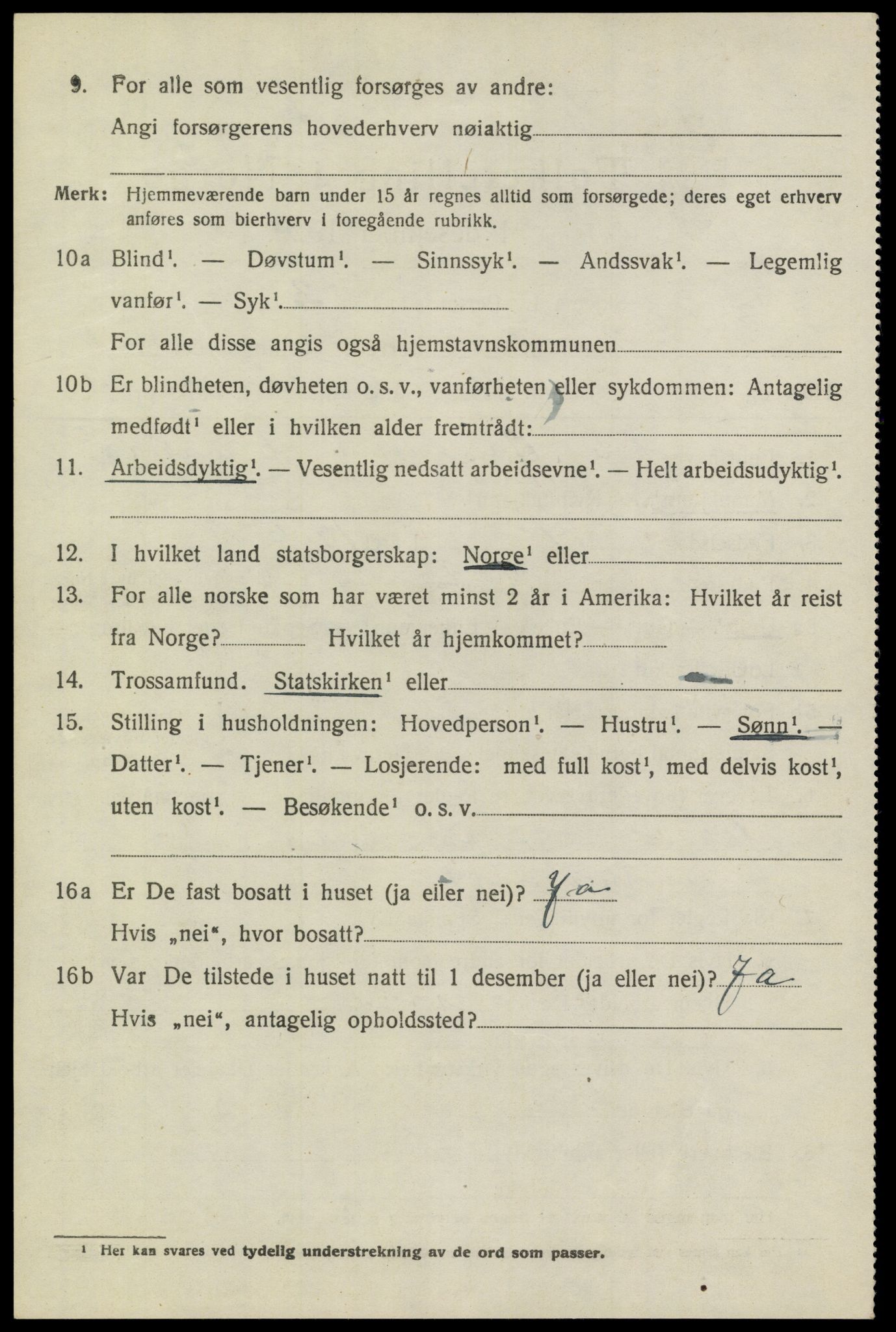 SAKO, 1920 census for Heddal, 1920, p. 7921