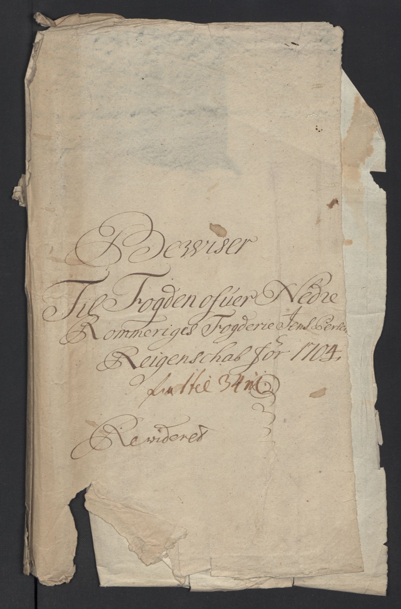 Rentekammeret inntil 1814, Reviderte regnskaper, Fogderegnskap, AV/RA-EA-4092/R11/L0588: Fogderegnskap Nedre Romerike, 1704, p. 25