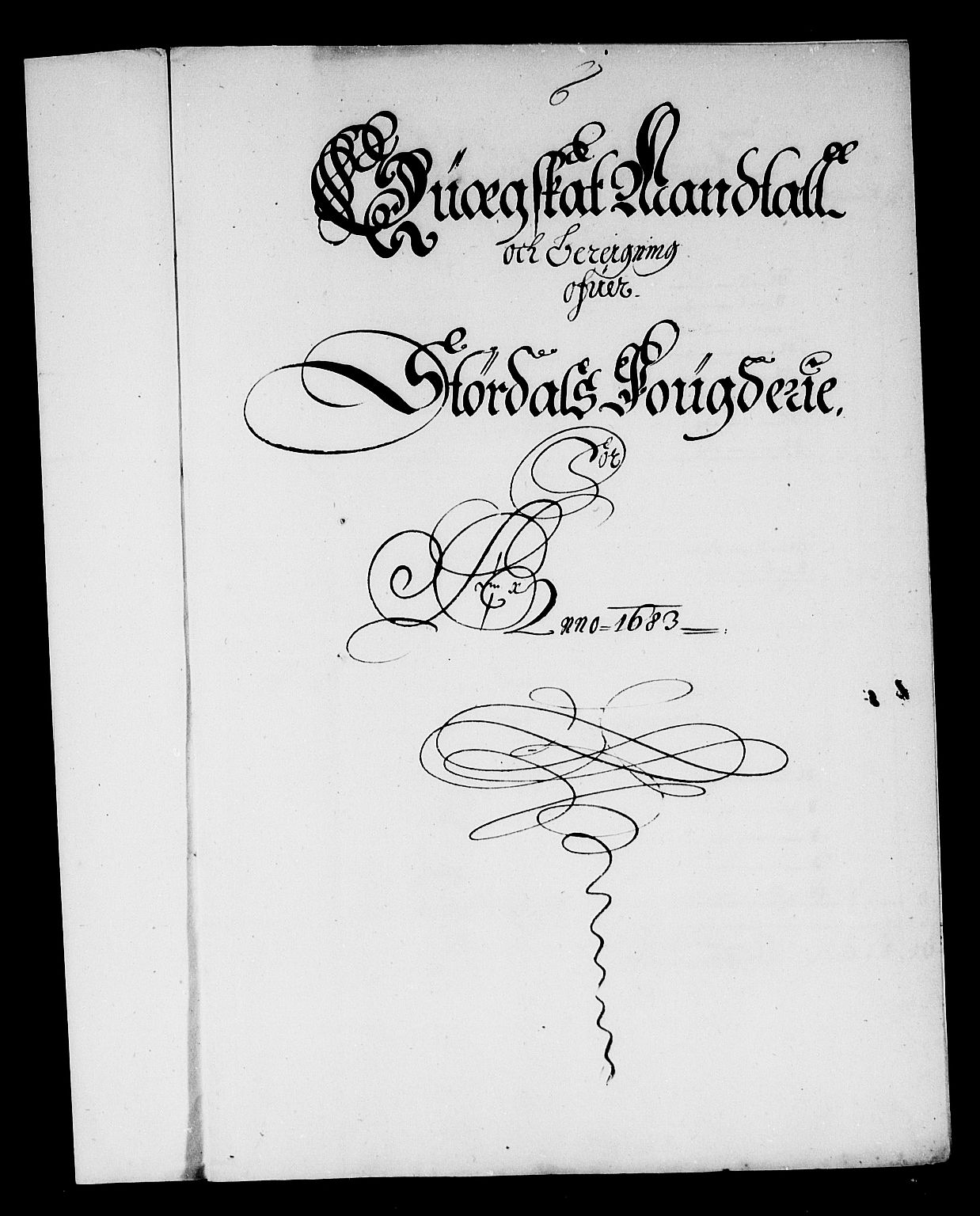 Rentekammeret inntil 1814, Reviderte regnskaper, Stiftamtstueregnskaper, Trondheim stiftamt og Nordland amt, AV/RA-EA-6044/R/Rg/L0071: Trondheim stiftamt og Nordland amt, 1683