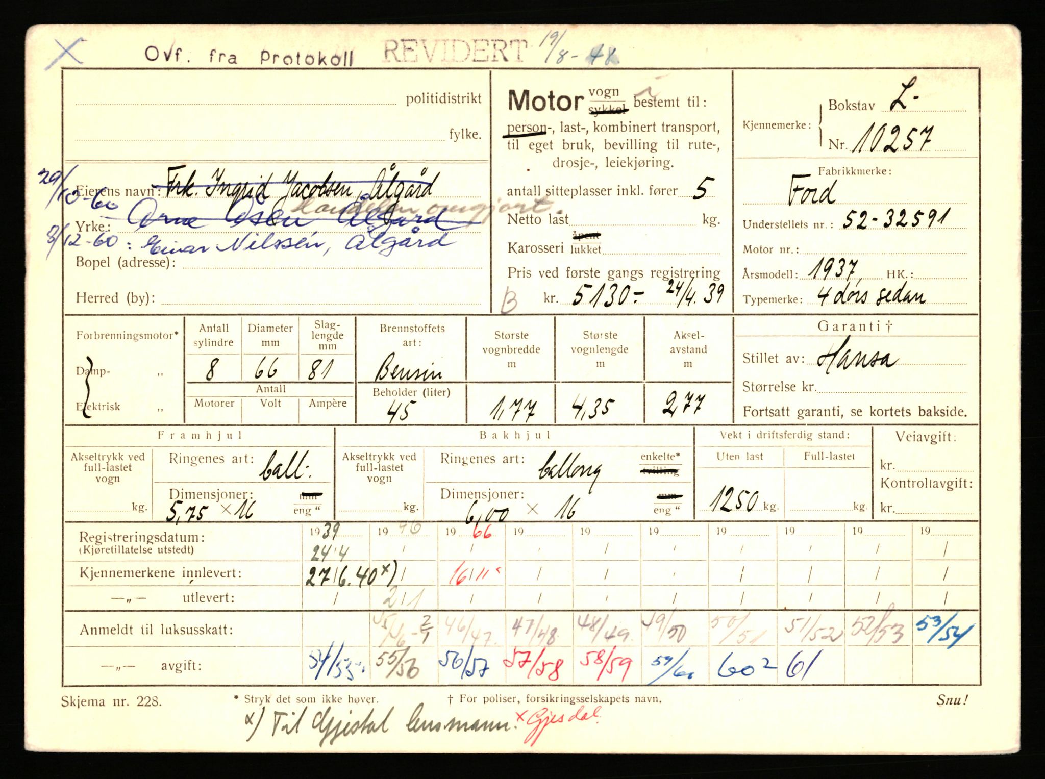 Stavanger trafikkstasjon, AV/SAST-A-101942/0/F/L0018: L-10000 - L-10499, 1930-1971, p. 957