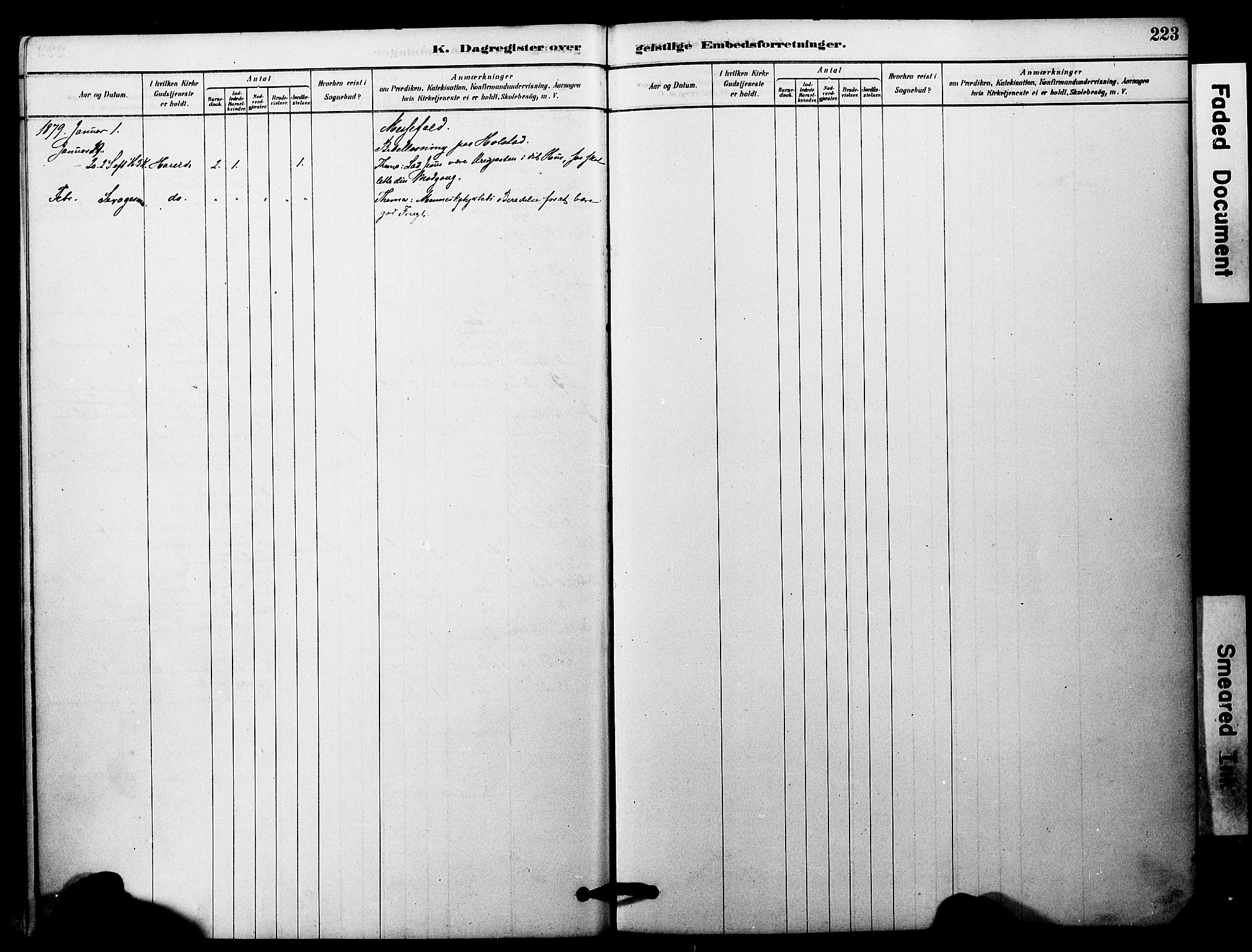 Ministerialprotokoller, klokkerbøker og fødselsregistre - Møre og Romsdal, SAT/A-1454/510/L0122: Parish register (official) no. 510A02, 1878-1897, p. 223