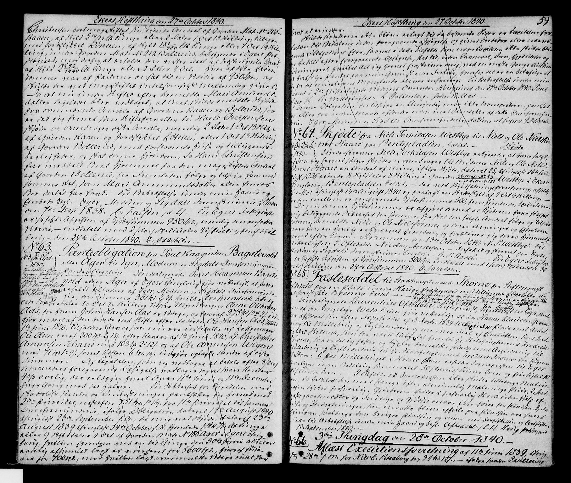 Eiker, Modum og Sigdal sorenskriveri, SAKO/A-123/G/Ga/Gaa/L0011a: Mortgage book no. I 11a, 1840-1842, p. 59
