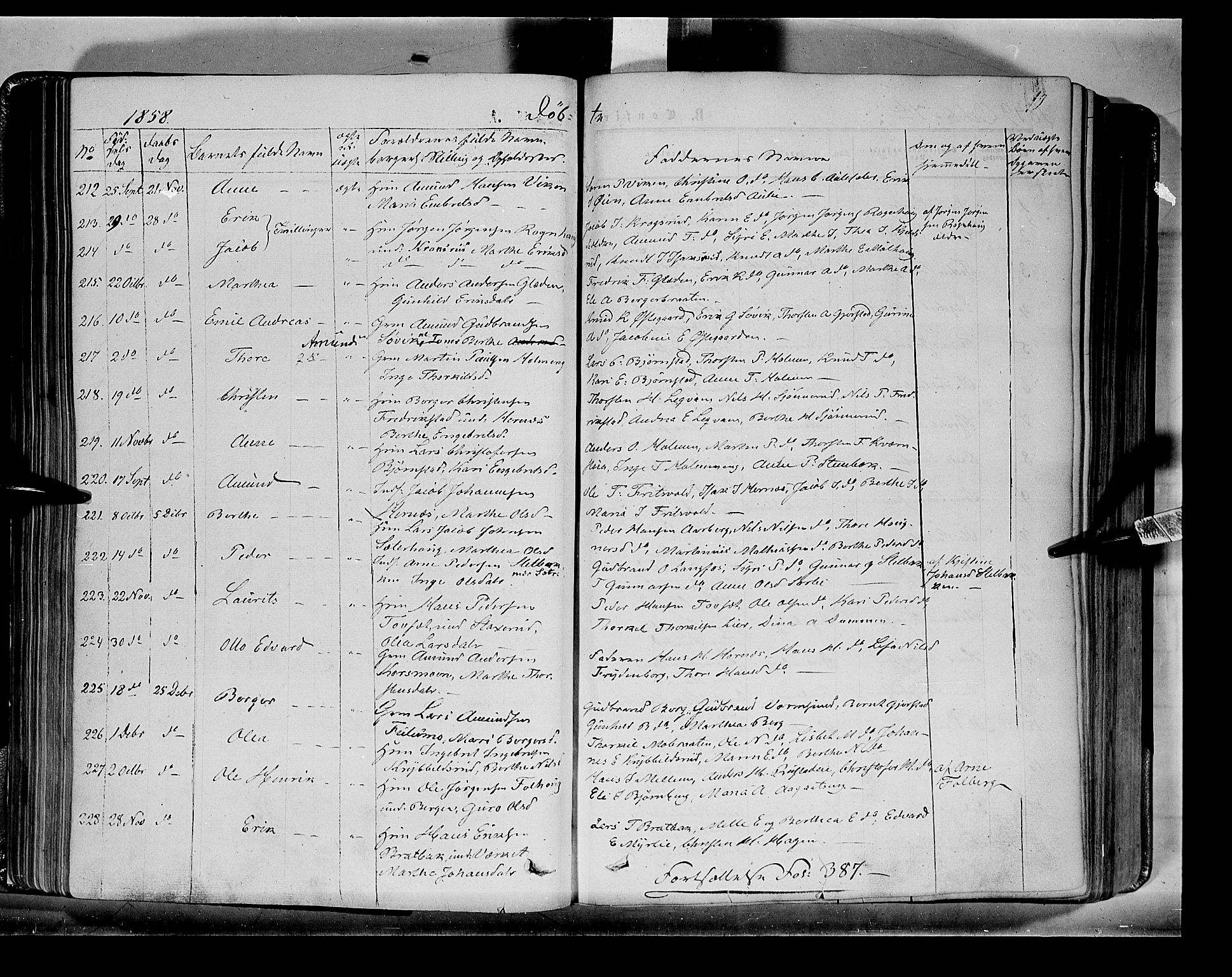 Sør-Odal prestekontor, SAH/PREST-030/H/Ha/Haa/L0001: Parish register (official) no. 1, 1849-1859, p. 127