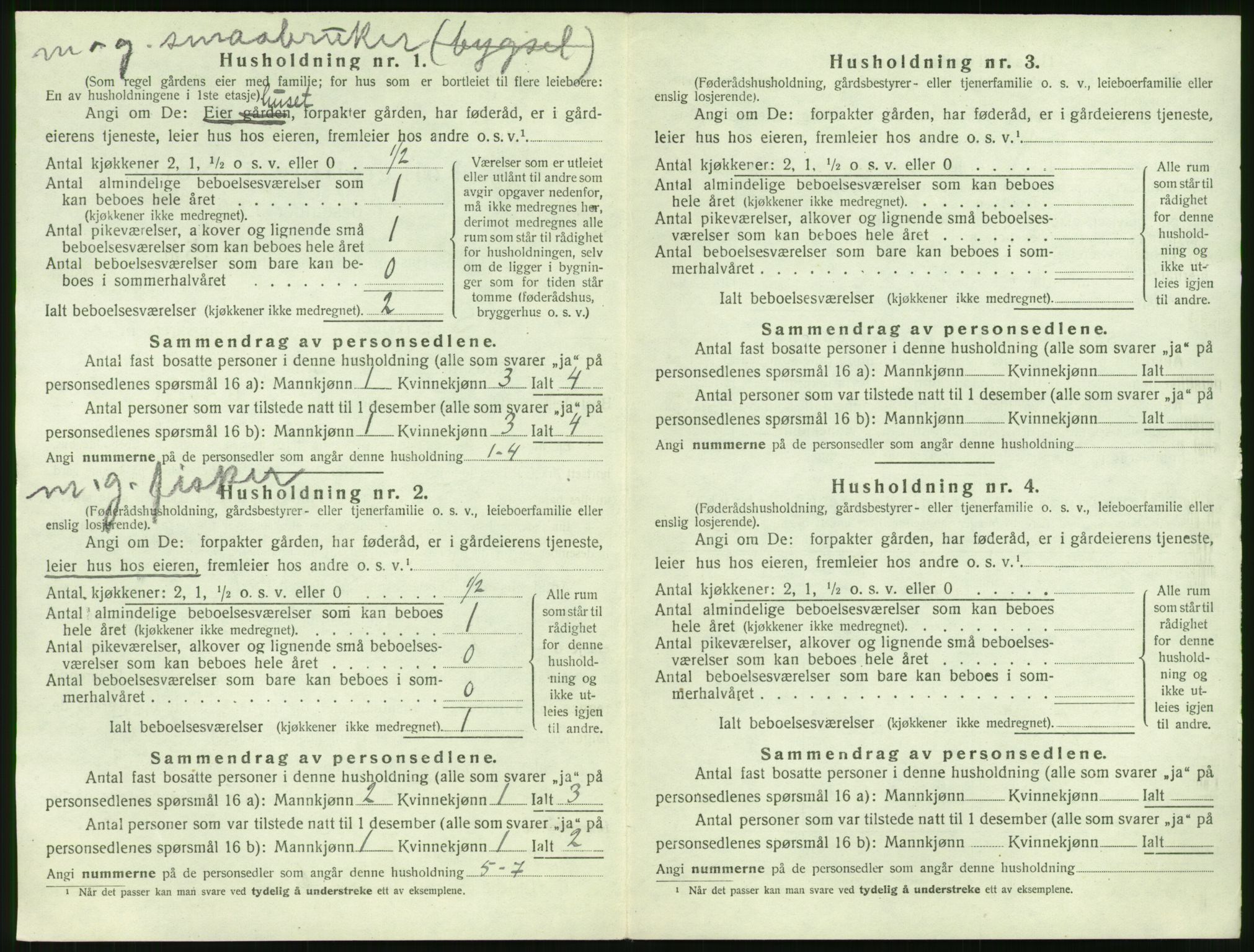 SAT, 1920 census for Sykkylven, 1920, p. 236