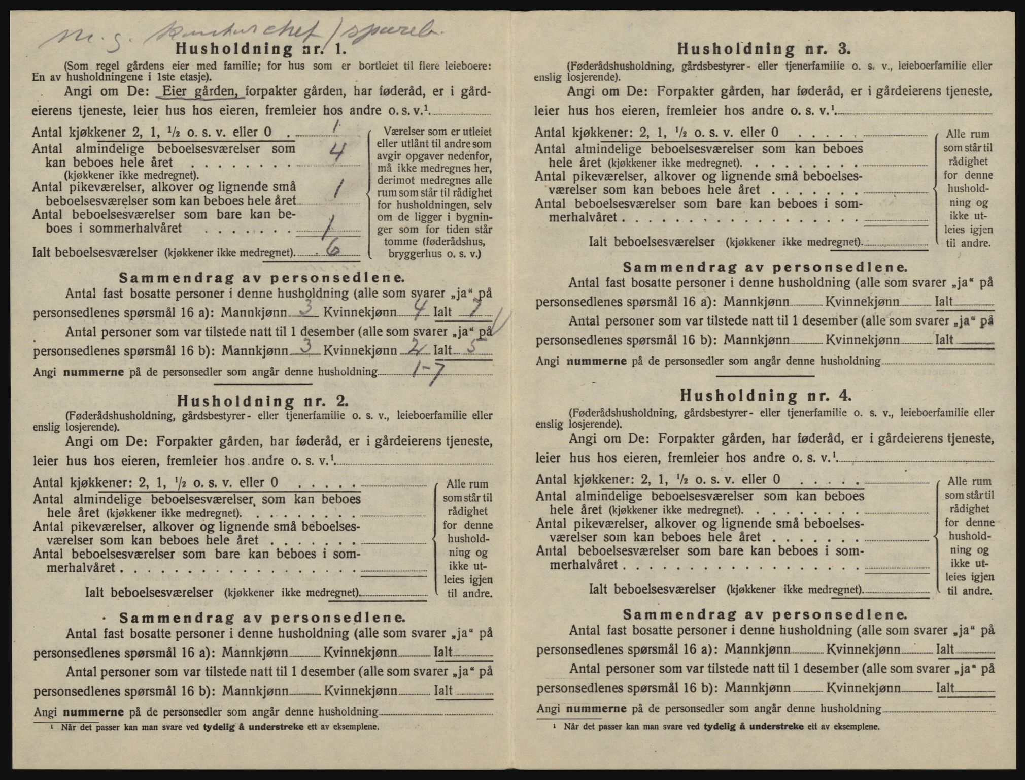 SAO, 1920 census for Glemmen, 1920, p. 1340