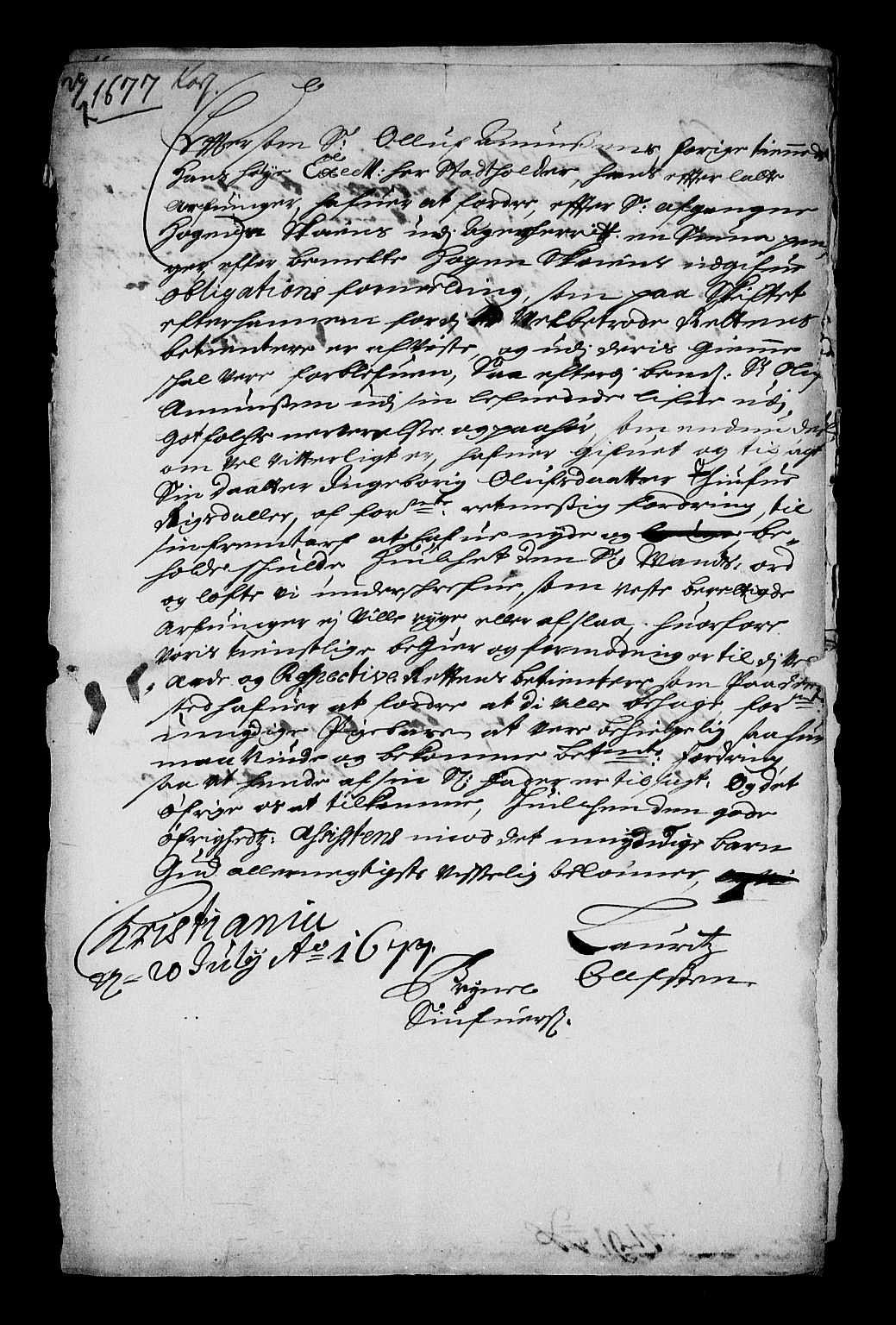 Stattholderembetet 1572-1771, RA/EA-2870/Af/L0002: Avskrifter av vedlegg til originale supplikker, nummerert i samsvar med supplikkbøkene, 1687-1689, p. 167