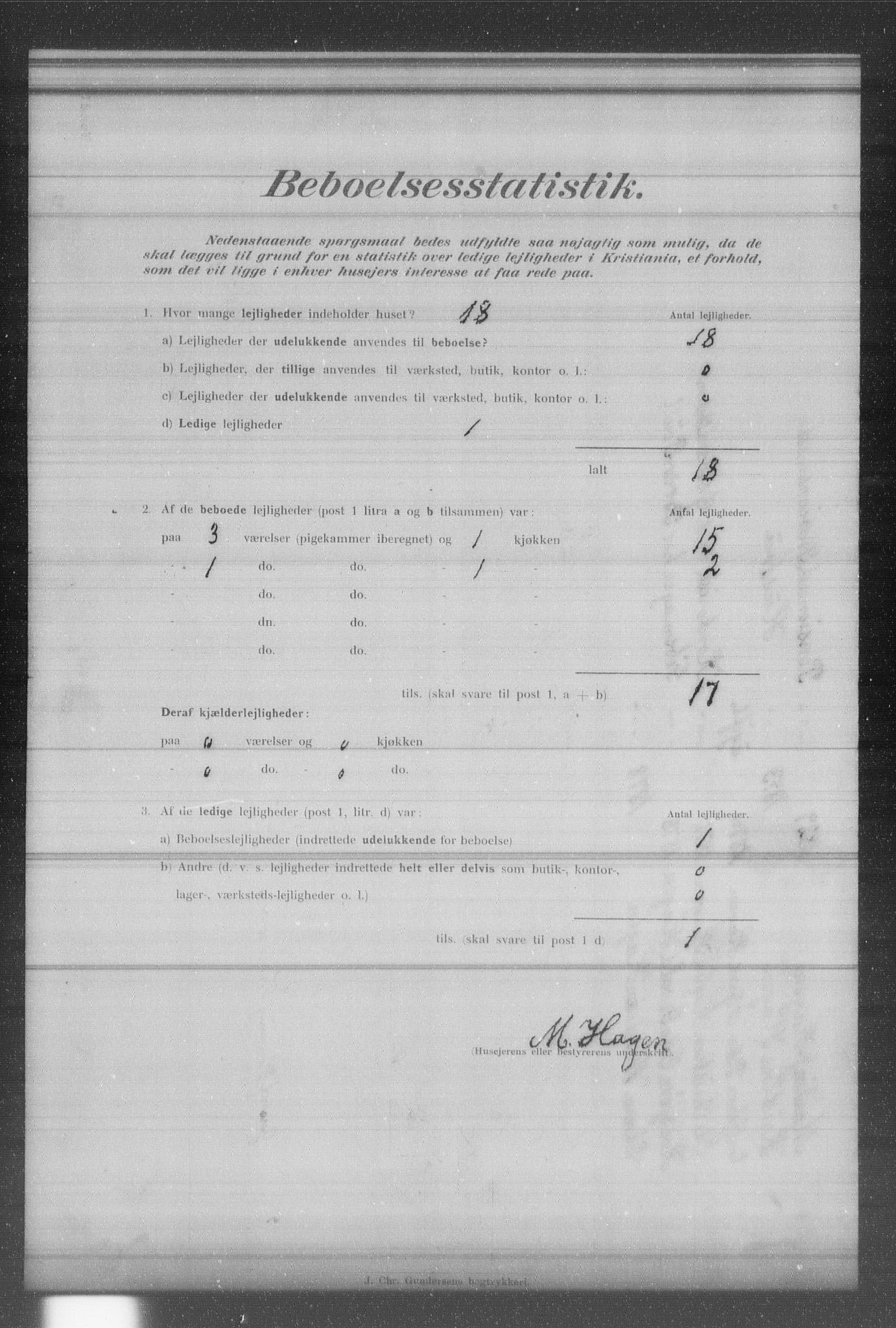 OBA, Municipal Census 1902 for Kristiania, 1902, p. 11115