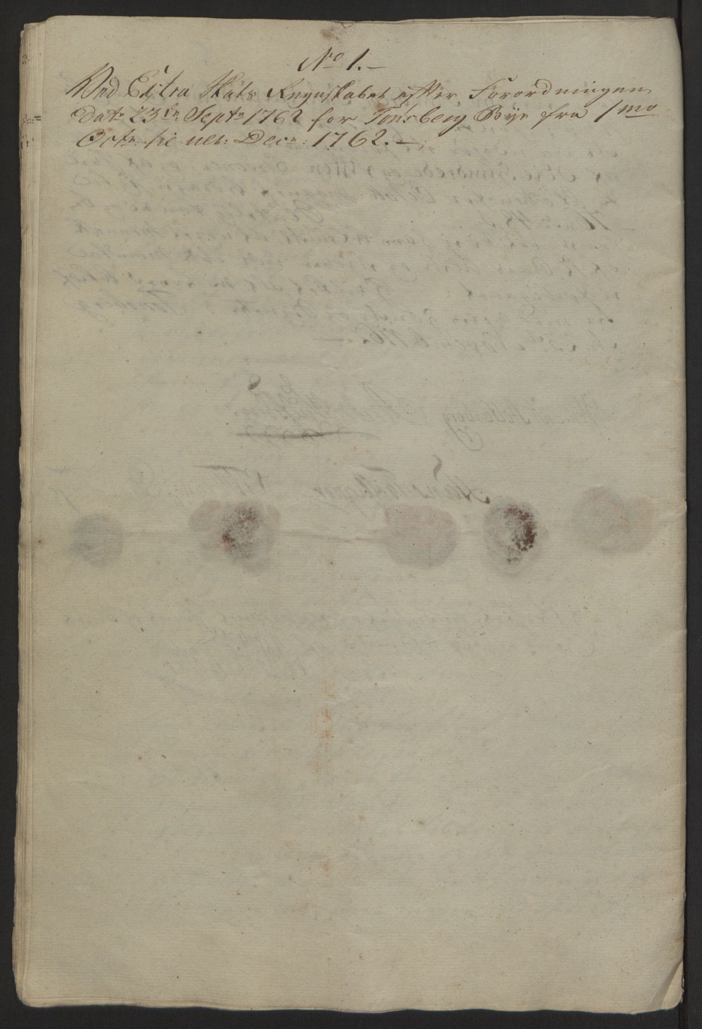 Rentekammeret inntil 1814, Reviderte regnskaper, Byregnskaper, AV/RA-EA-4066/R/Rh/L0162/0001: [H4] Kontribusjonsregnskap / Ekstraskatt, Tønsberg, 1762-1772, p. 27