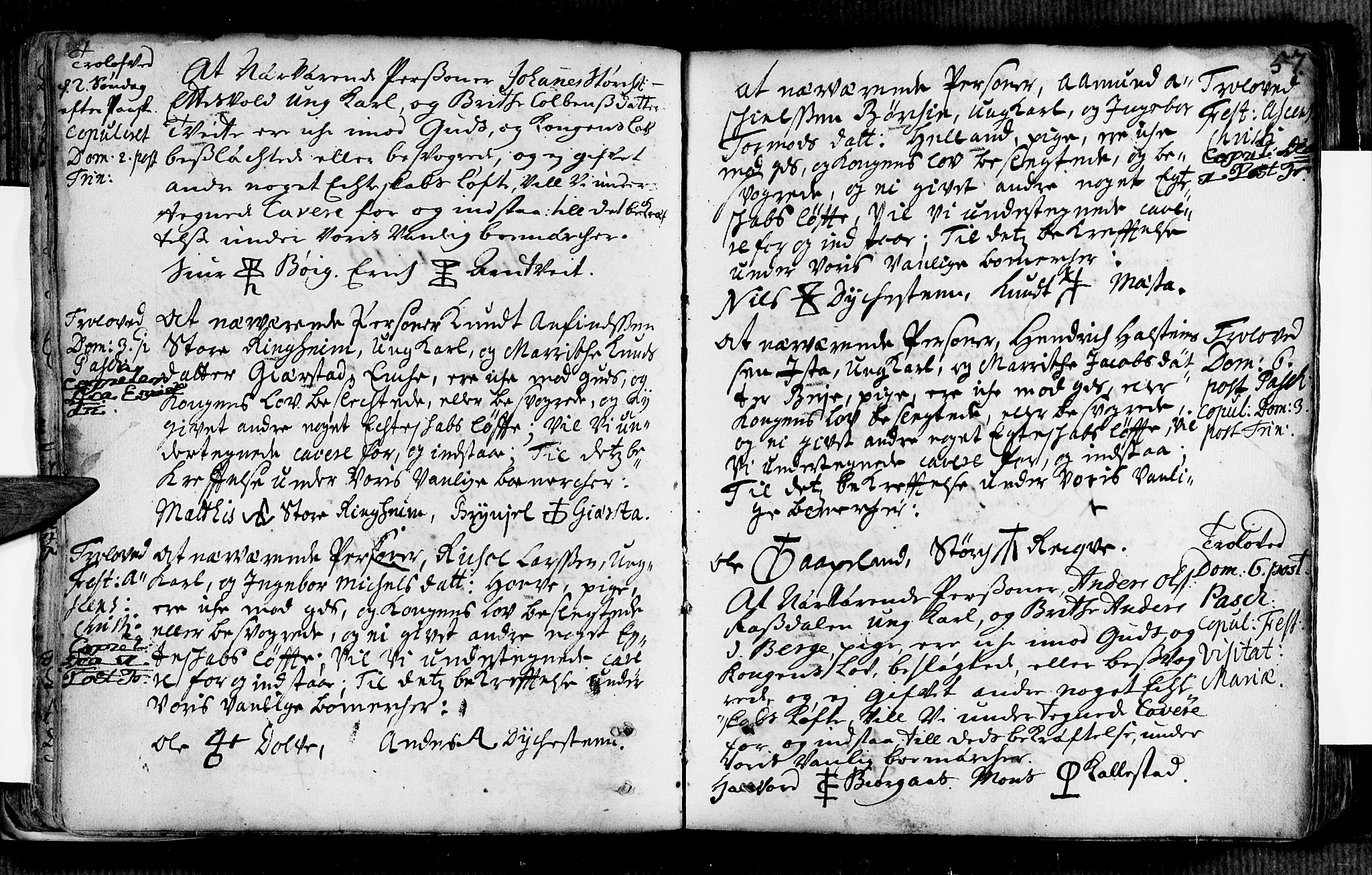Voss sokneprestembete, SAB/A-79001/H/Haa: Parish register (official) no. A 2, 1709-1730, p. 57