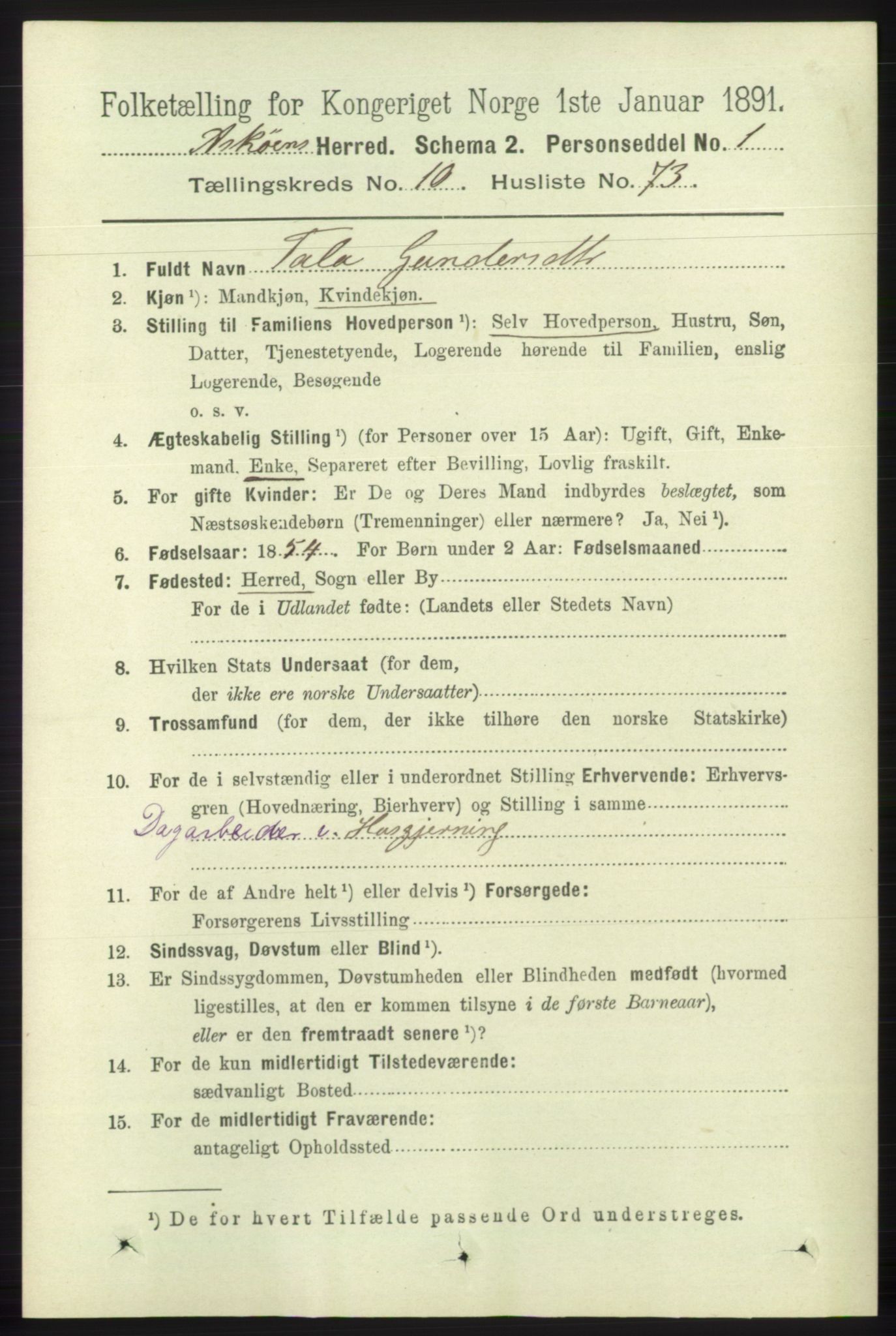 RA, 1891 census for 1247 Askøy, 1891, p. 6807