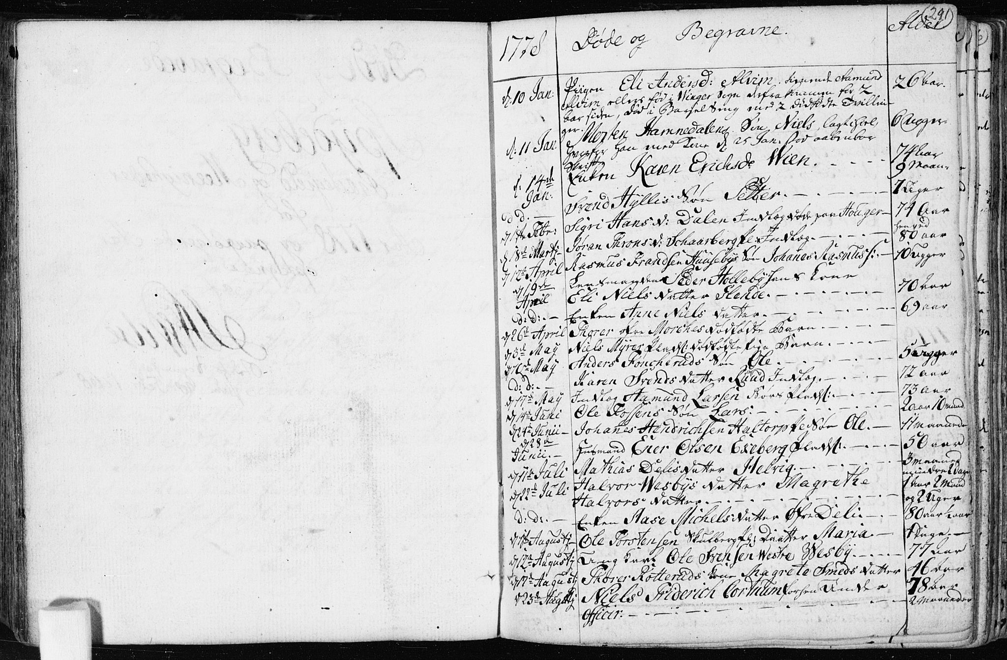 Spydeberg prestekontor Kirkebøker, AV/SAO-A-10924/F/Fa/L0003: Parish register (official) no. I 3, 1778-1814, p. 291