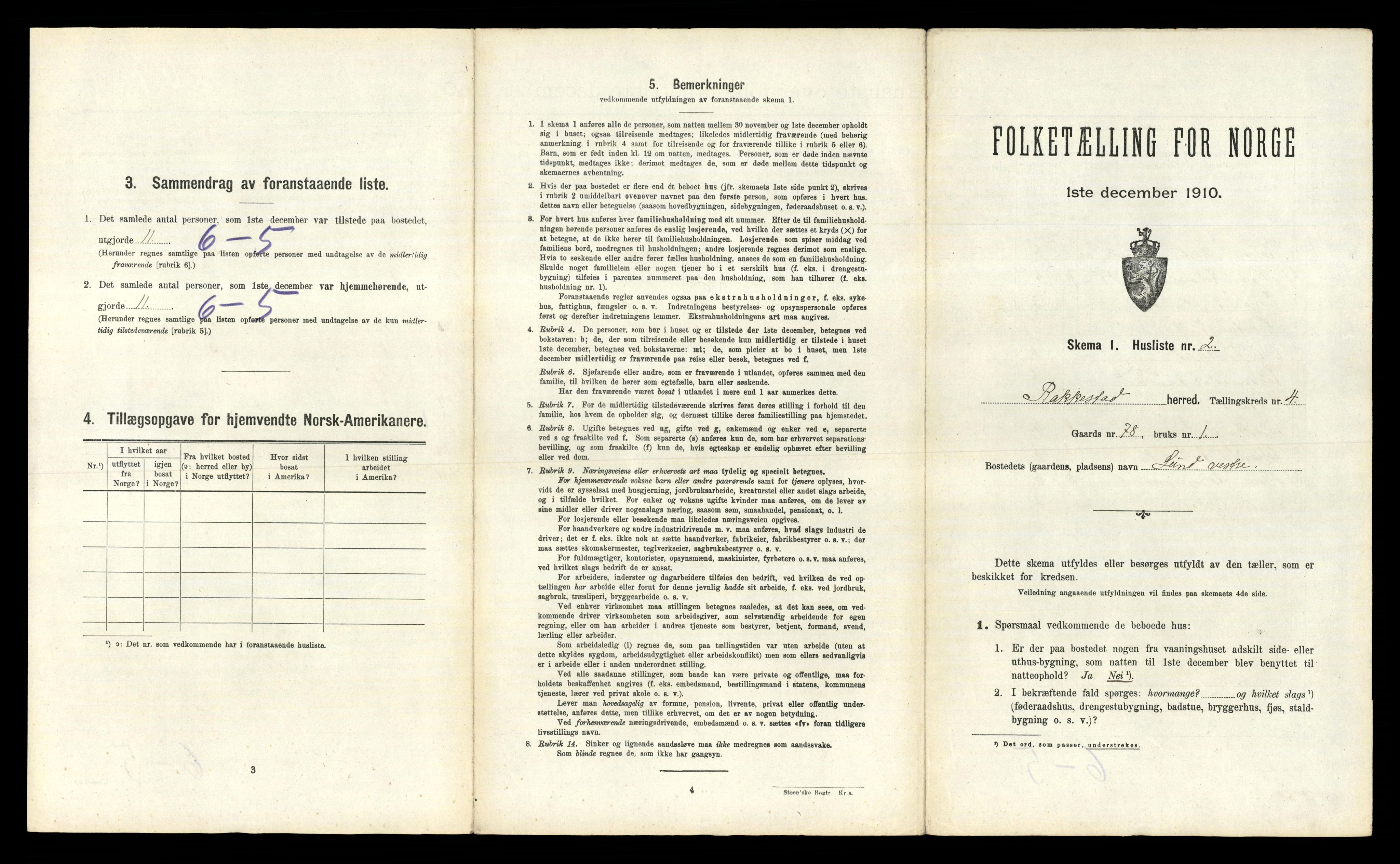 RA, 1910 census for Rakkestad, 1910, p. 747