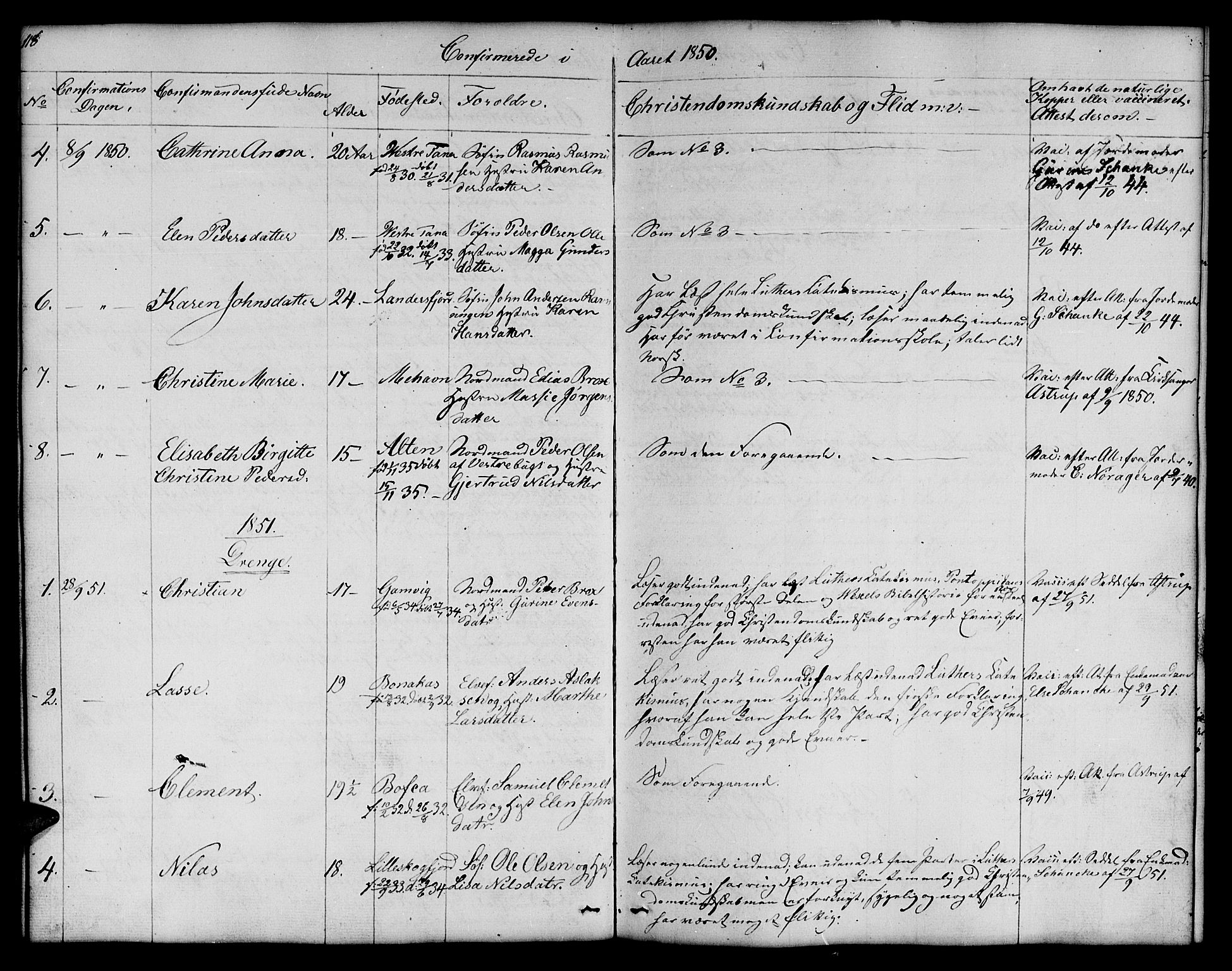 Nesseby sokneprestkontor, SATØ/S-1330/H/Hb/L0005klokker: Parish register (copy) no. 5, 1846-1852, p. 118-119