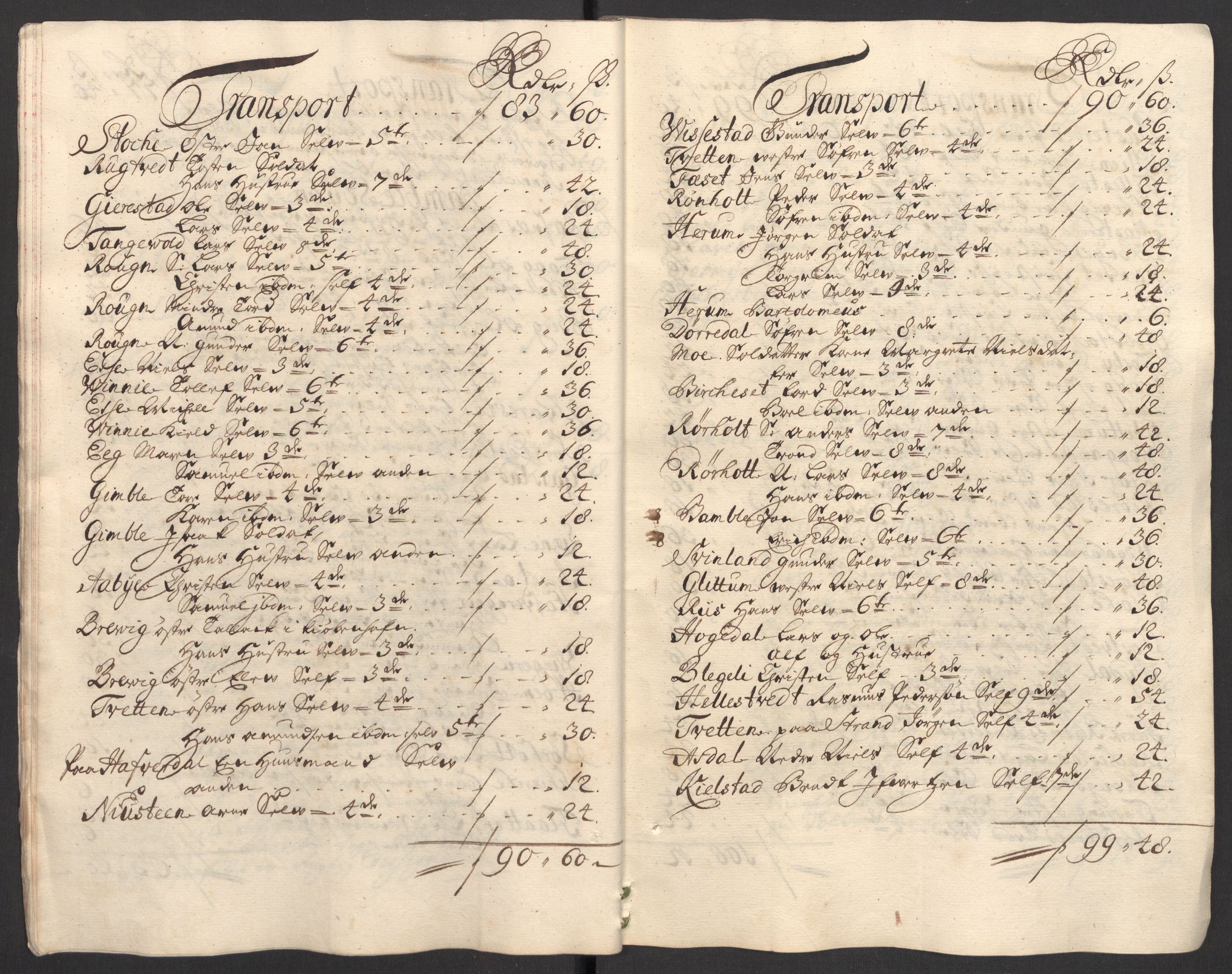 Rentekammeret inntil 1814, Reviderte regnskaper, Fogderegnskap, RA/EA-4092/R36/L2121: Fogderegnskap Øvre og Nedre Telemark og Bamble, 1711, p. 472
