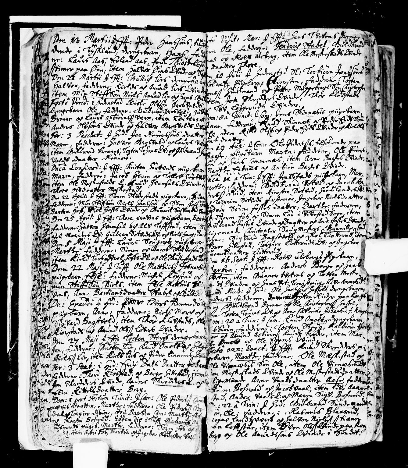 Sandsvær kirkebøker, SAKO/A-244/F/Fa/L0001: Parish register (official) no. I 1, 1665-1725, p. 13