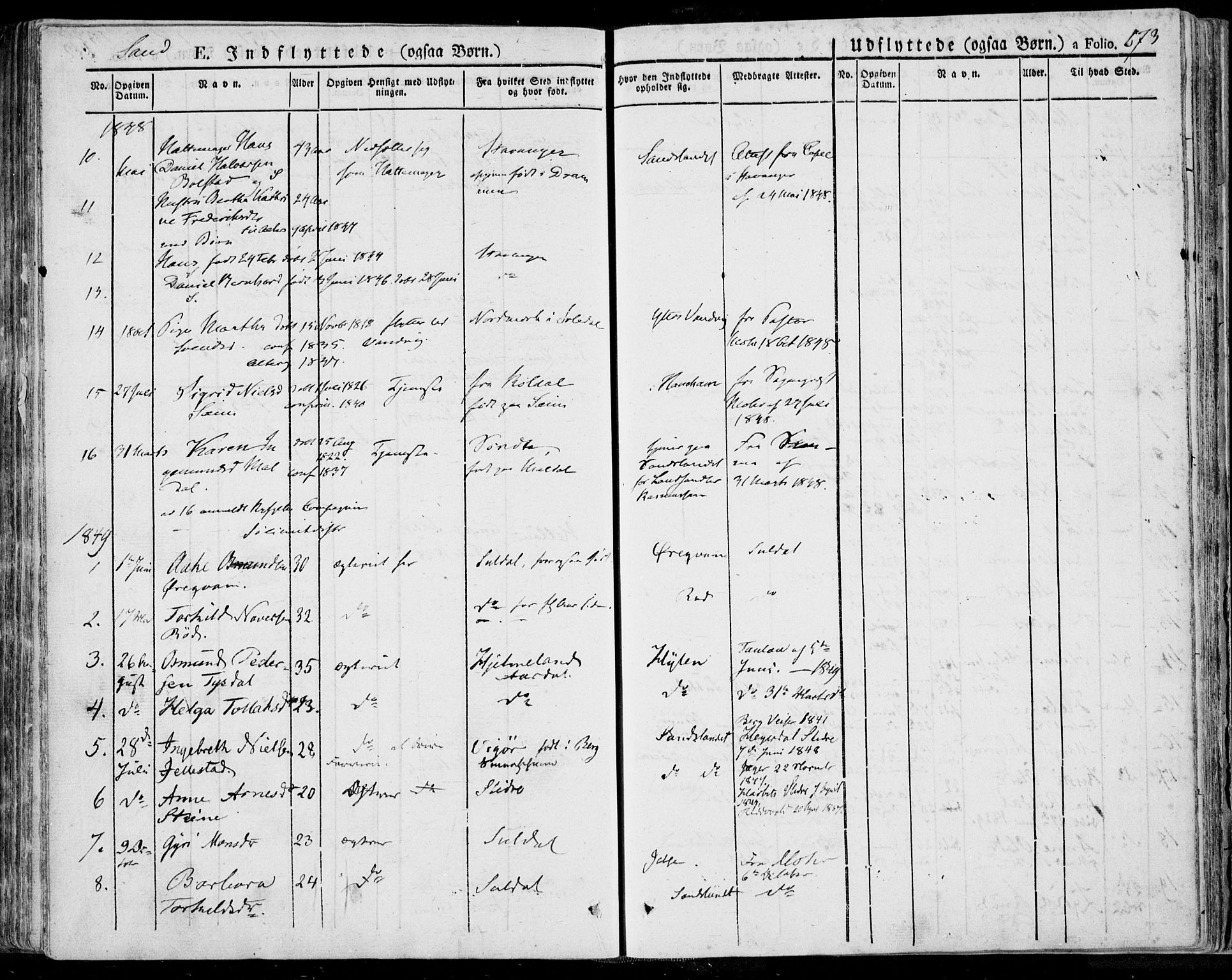 Jelsa sokneprestkontor, AV/SAST-A-101842/01/IV: Parish register (official) no. A 6.2, 1828-1853, p. 673