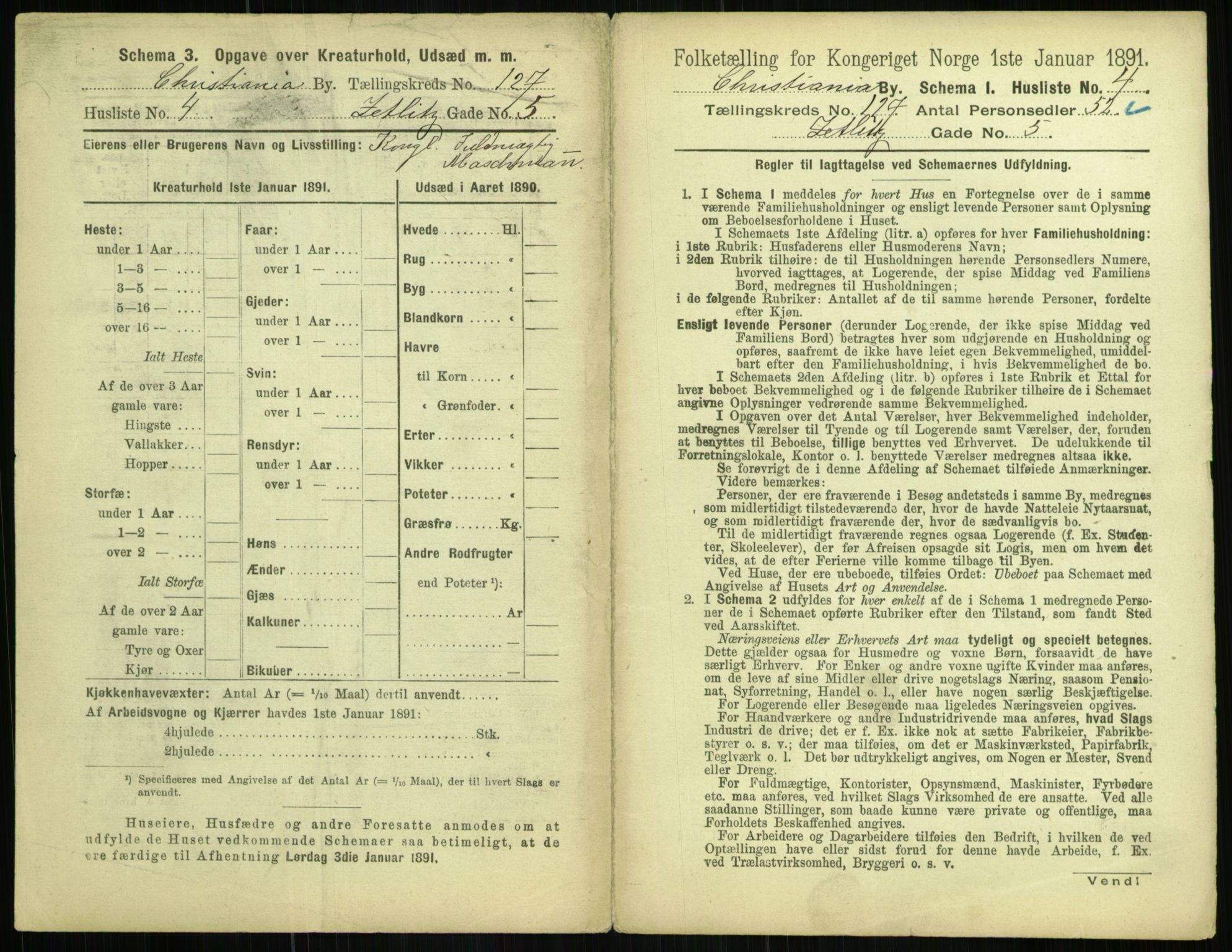 RA, 1891 census for 0301 Kristiania, 1891, p. 67782