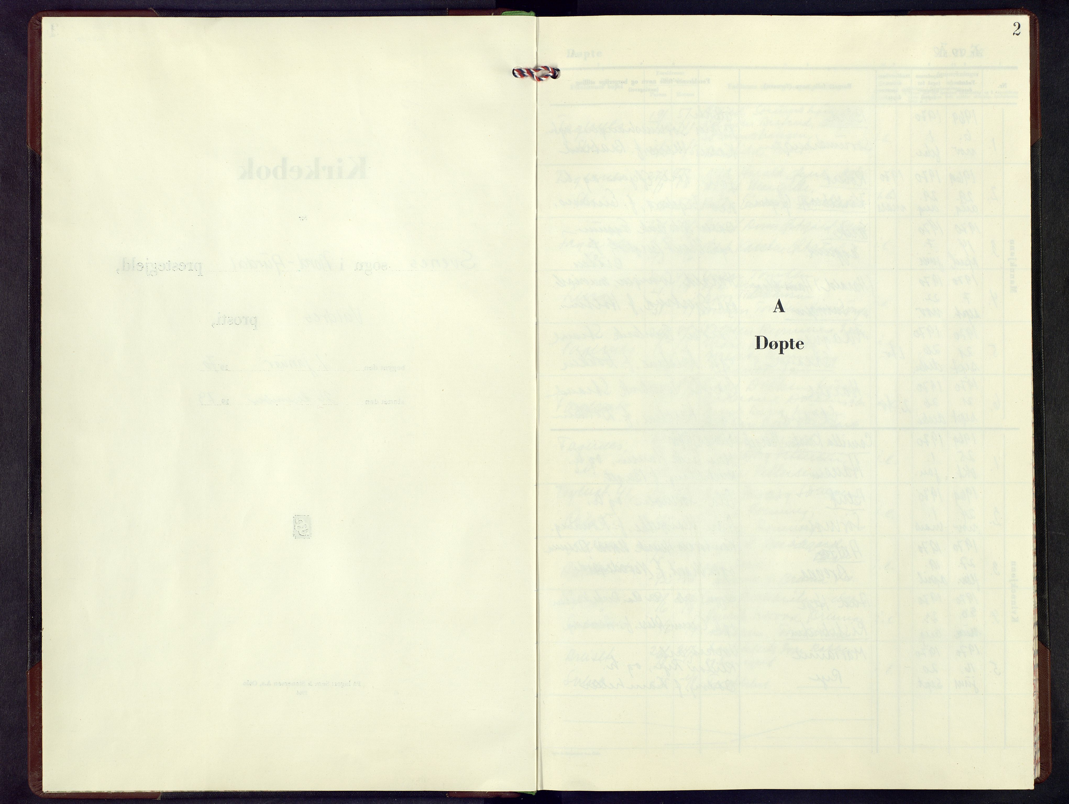 Nord-Aurdal prestekontor, SAH/PREST-132/H/Ha/Hab/L0023: Parish register (copy) no. 23, 1970-1979, p. 2