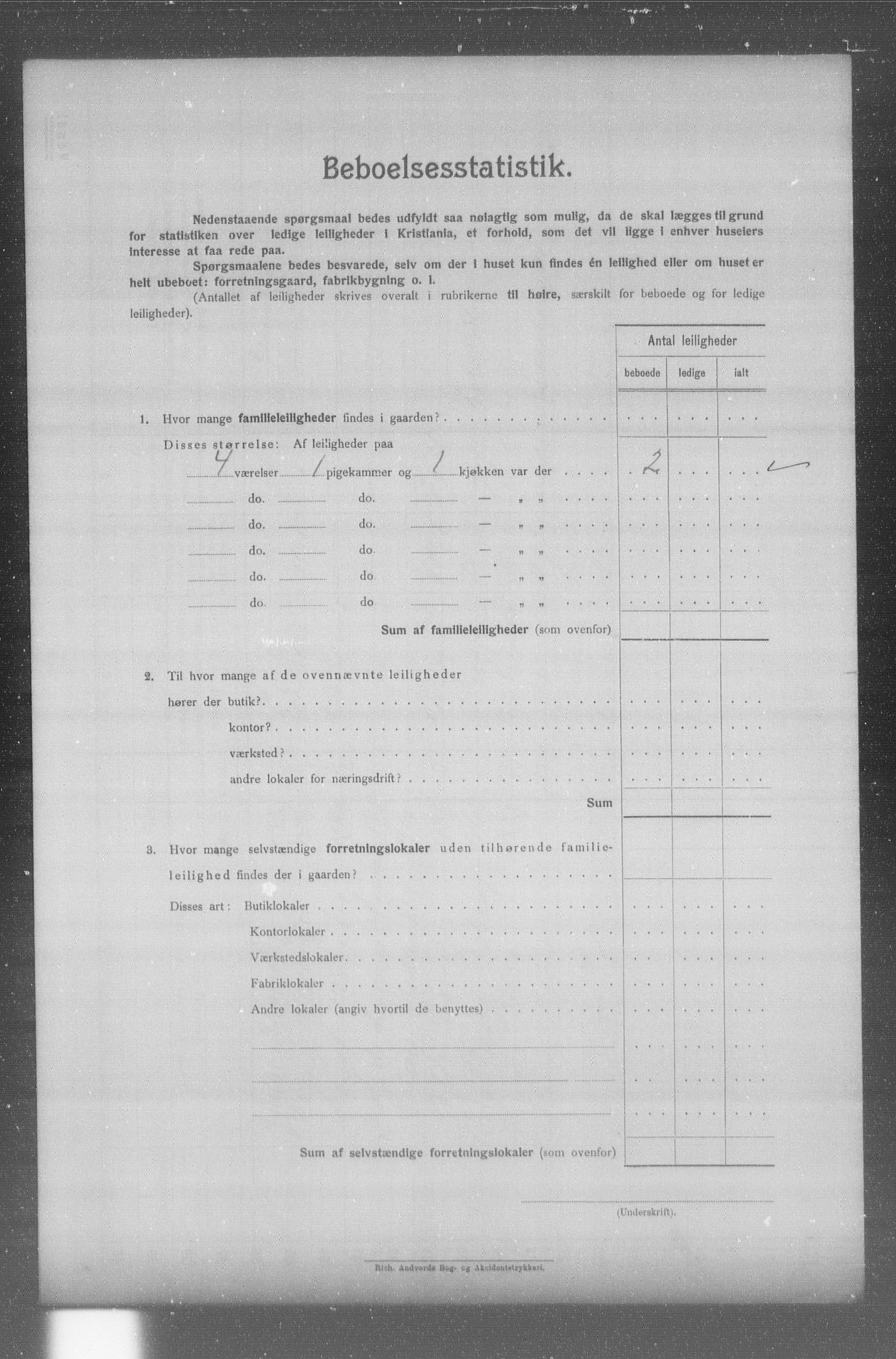 OBA, Municipal Census 1904 for Kristiania, 1904, p. 14463