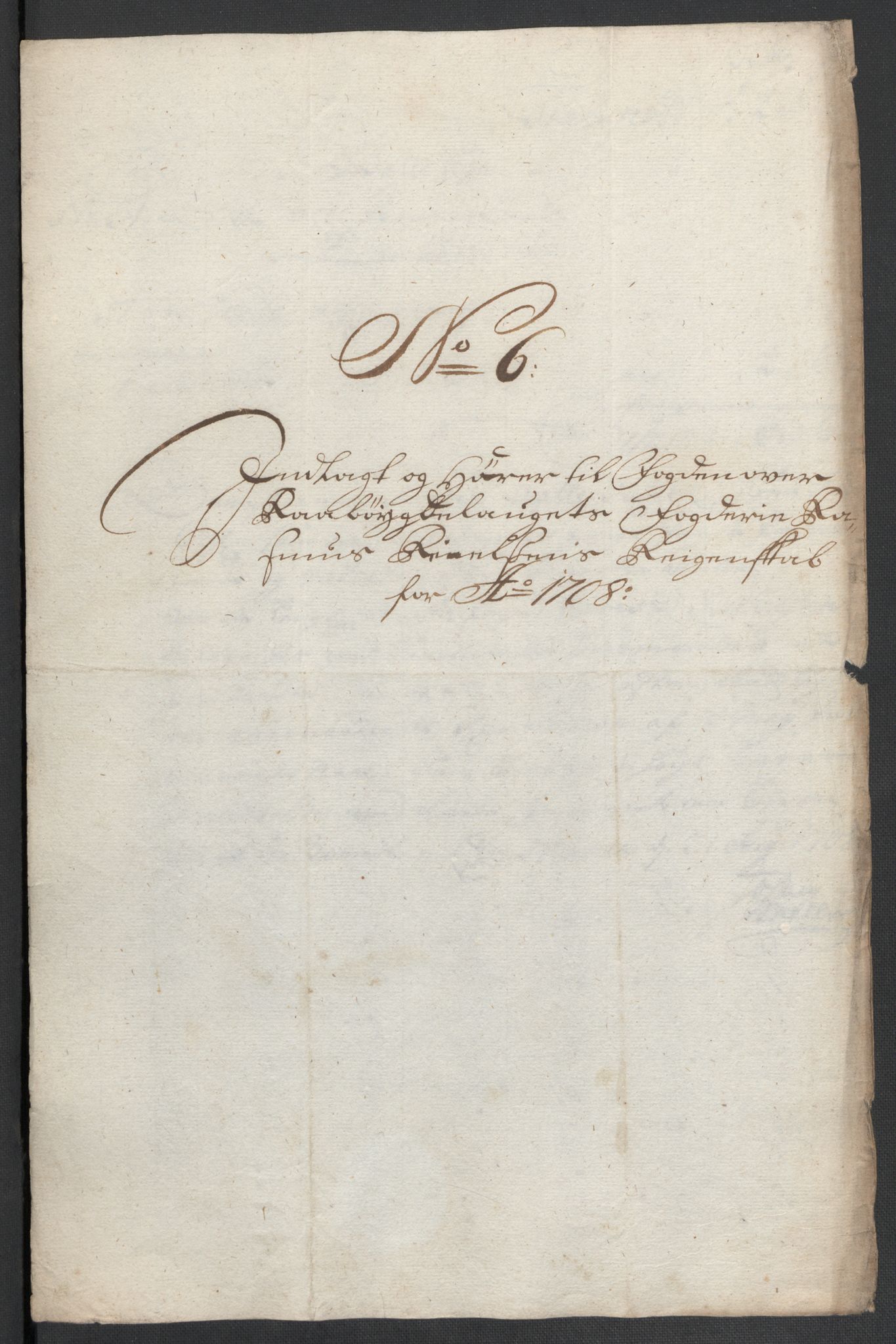 Rentekammeret inntil 1814, Reviderte regnskaper, Fogderegnskap, RA/EA-4092/R40/L2448: Fogderegnskap Råbyggelag, 1706-1708, p. 339