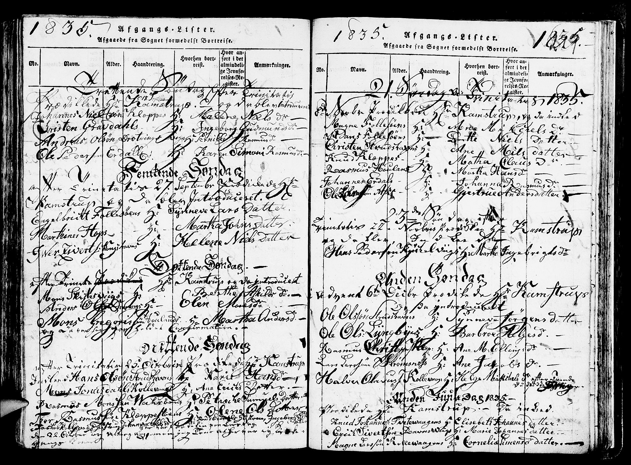 Askøy Sokneprestembete, AV/SAB-A-74101/H/Ha/Hab/Haba/L0002: Parish register (copy) no. A 2, 1815-1846, p. 299