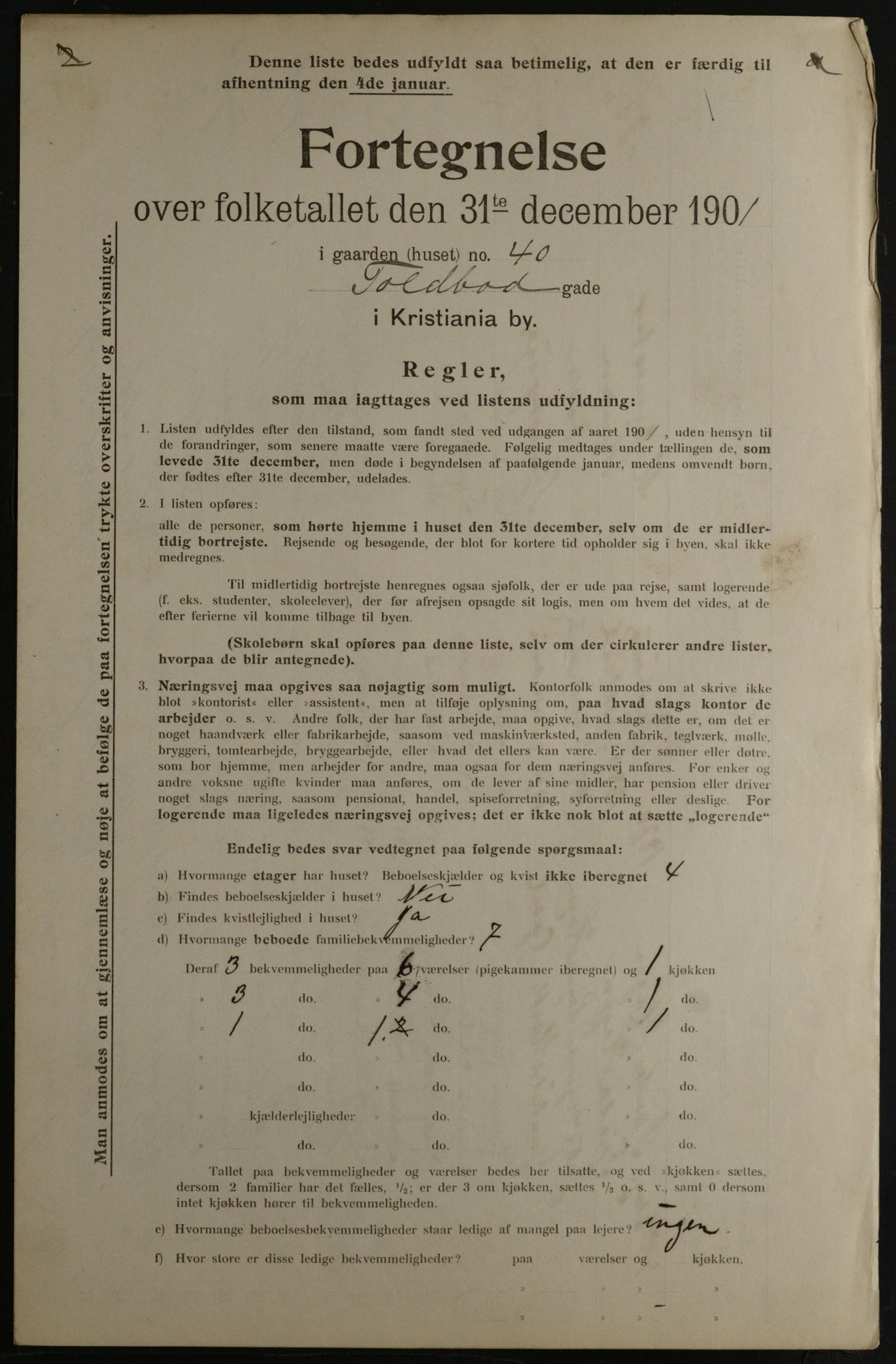 OBA, Municipal Census 1901 for Kristiania, 1901, p. 17382