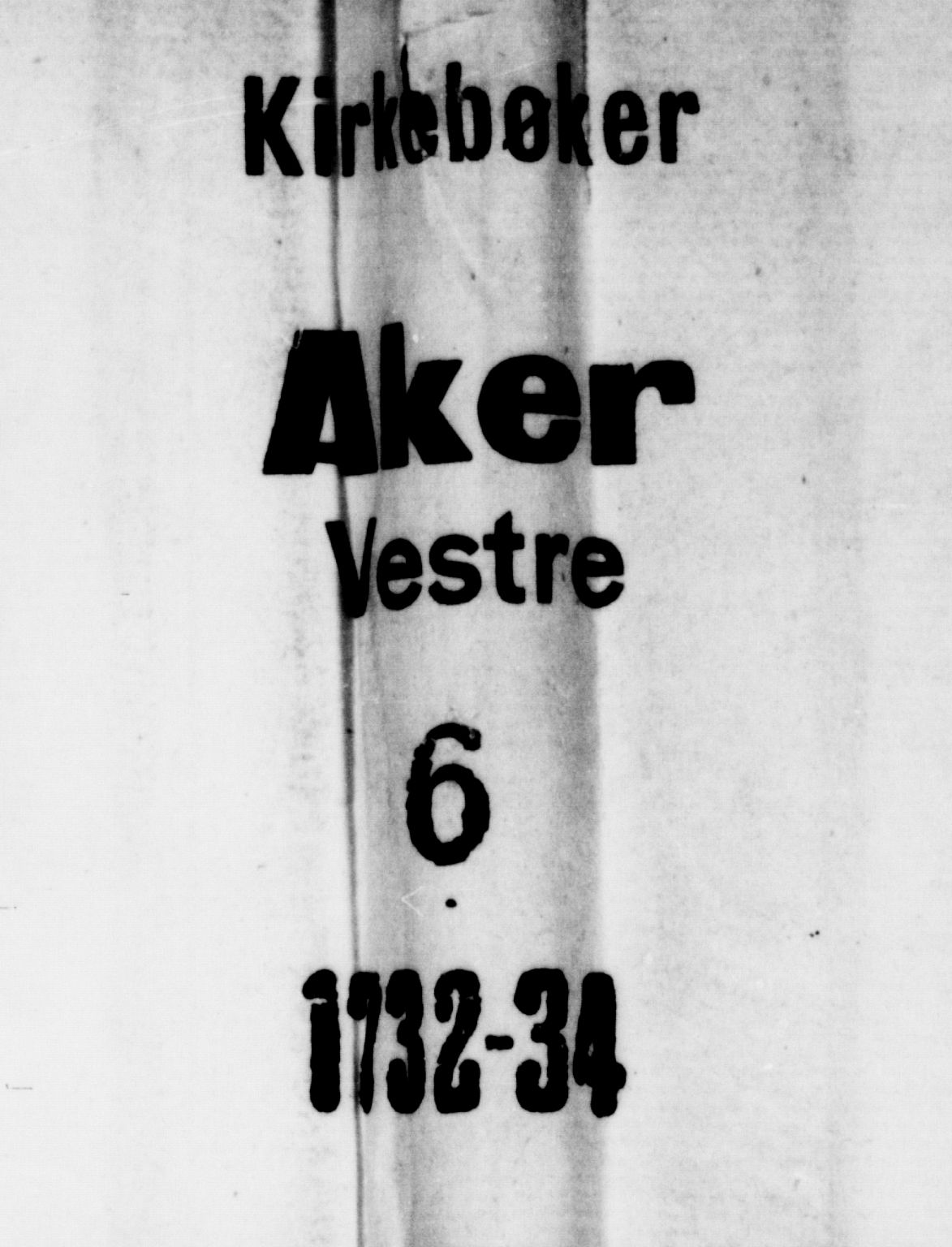 Aker prestekontor kirkebøker, SAO/A-10861/F/L0006: Parish register (official) no. 6, 1732-1734