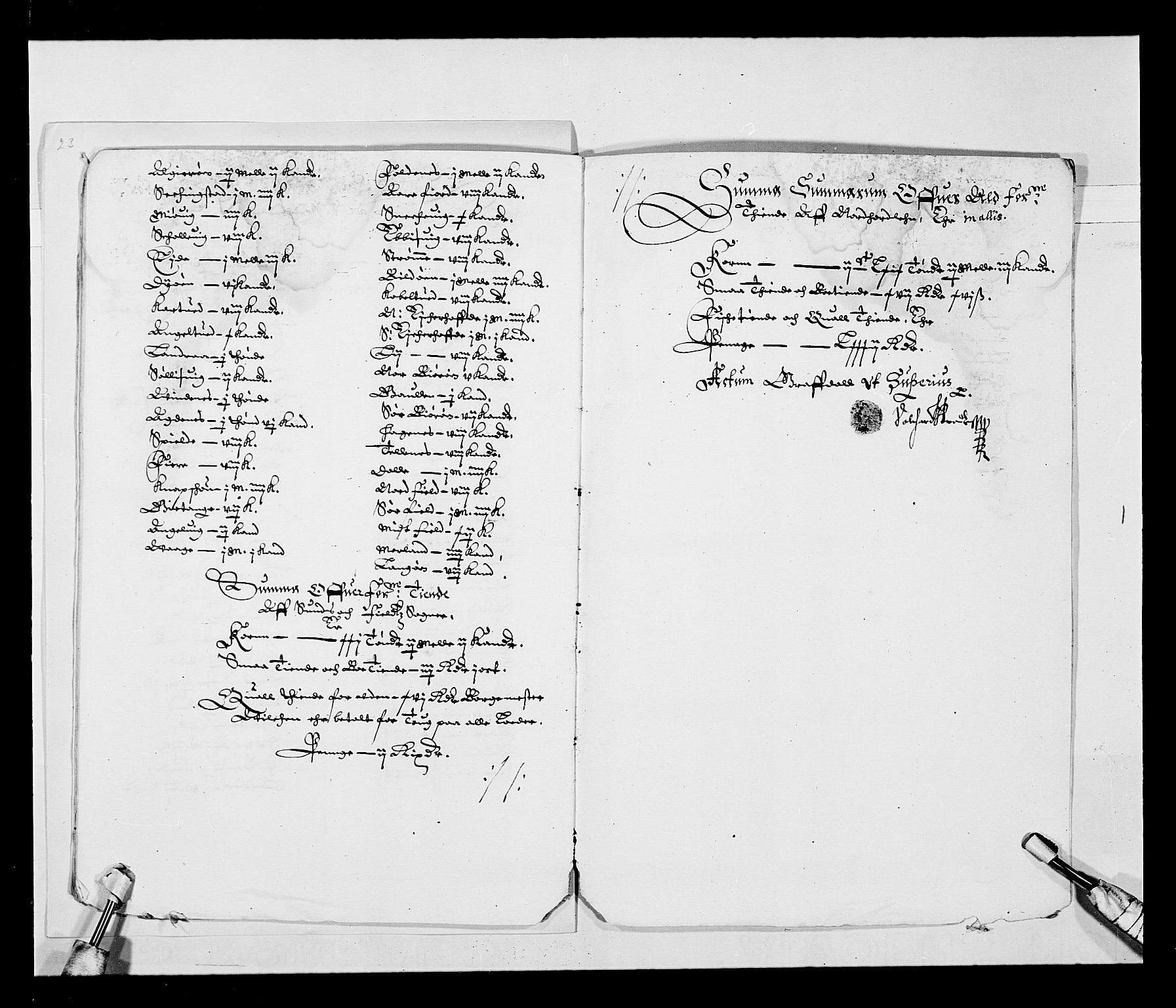 Stattholderembetet 1572-1771, AV/RA-EA-2870/Ek/L0026/0002: Jordebøker 1633-1658: / Tiendelister fra Bergenhus len, 1642-1647, p. 90