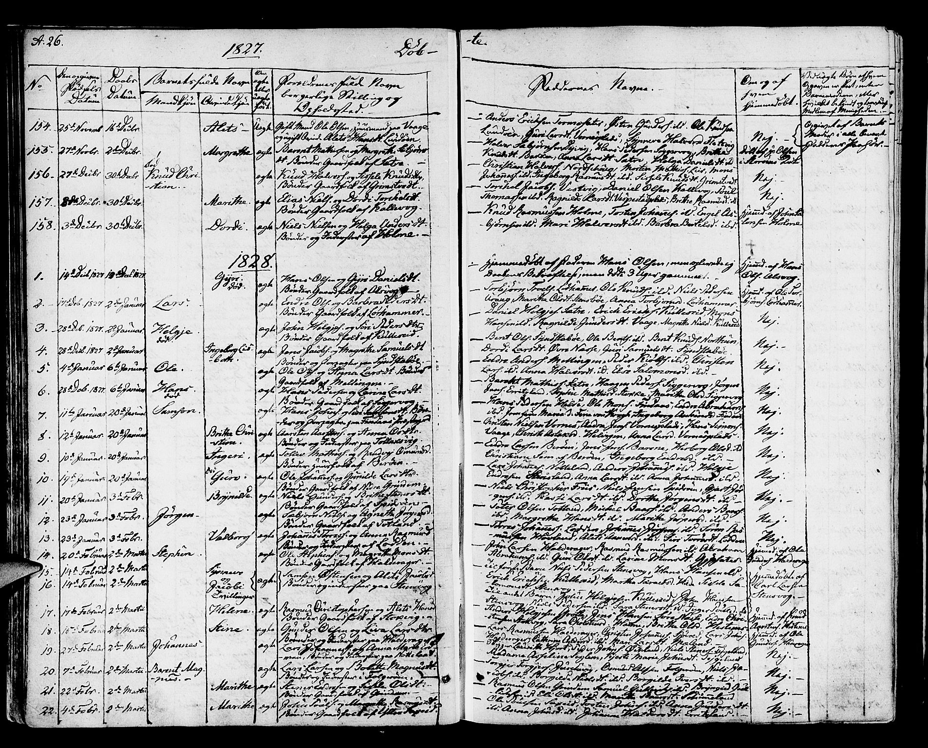 Finnås sokneprestembete, SAB/A-99925/H/Ha/Haa/Haaa/L0005: Parish register (official) no. A 5, 1823-1835, p. 26