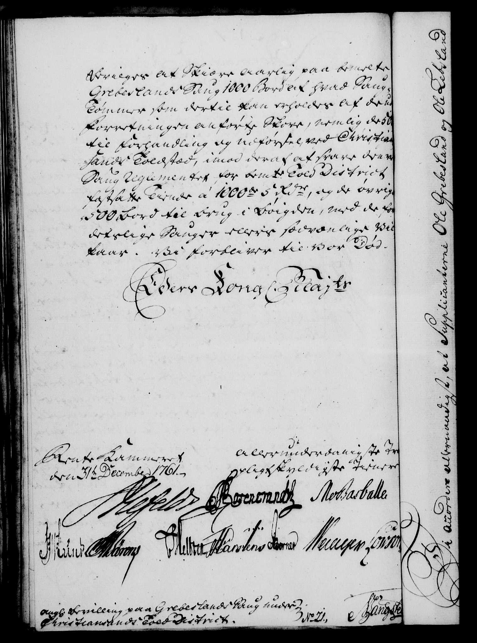 Rentekammeret, Kammerkanselliet, AV/RA-EA-3111/G/Gf/Gfa/L0044: Norsk relasjons- og resolusjonsprotokoll (merket RK 52.44), 1762, p. 42