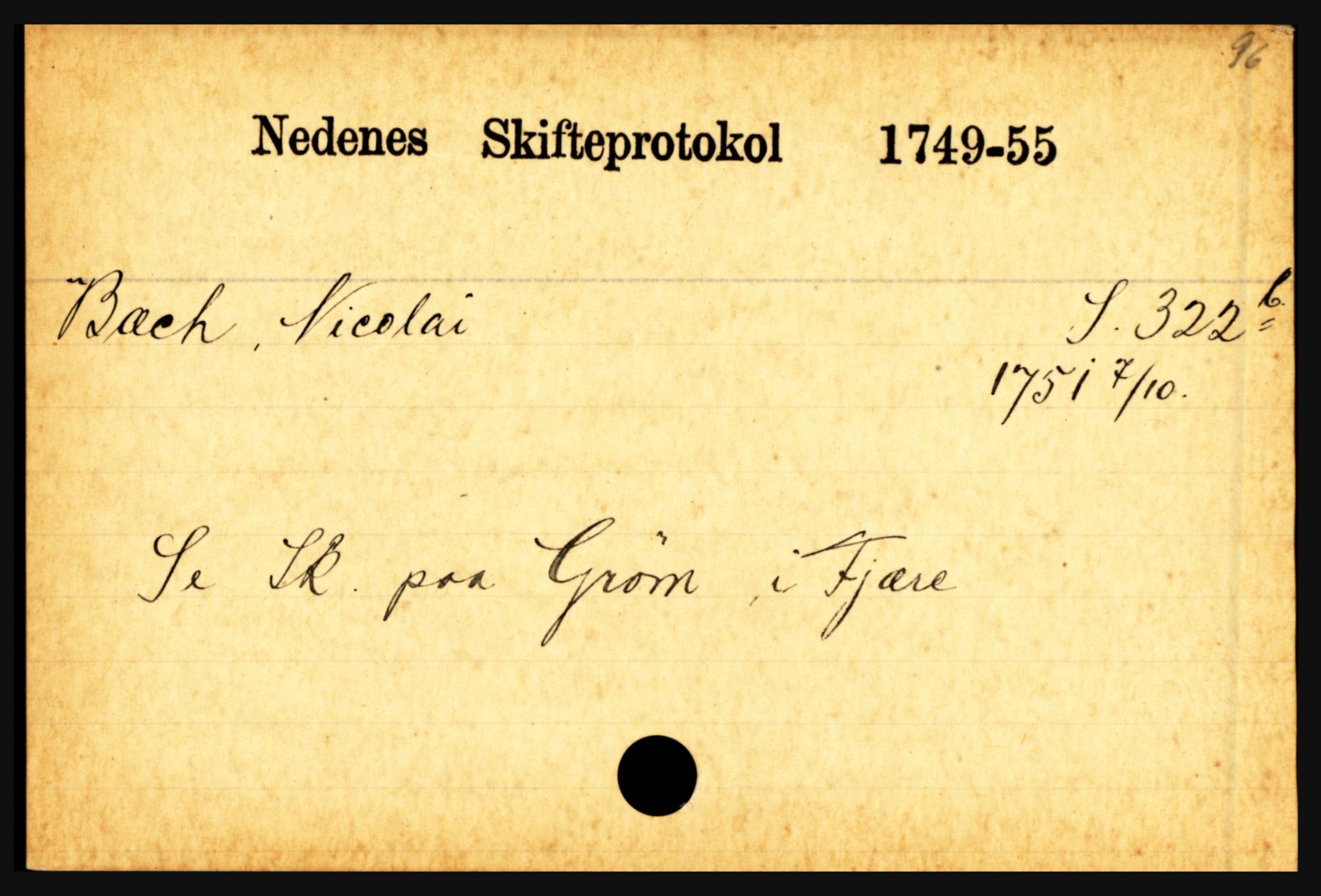 Nedenes sorenskriveri før 1824, AV/SAK-1221-0007/H, p. 4663