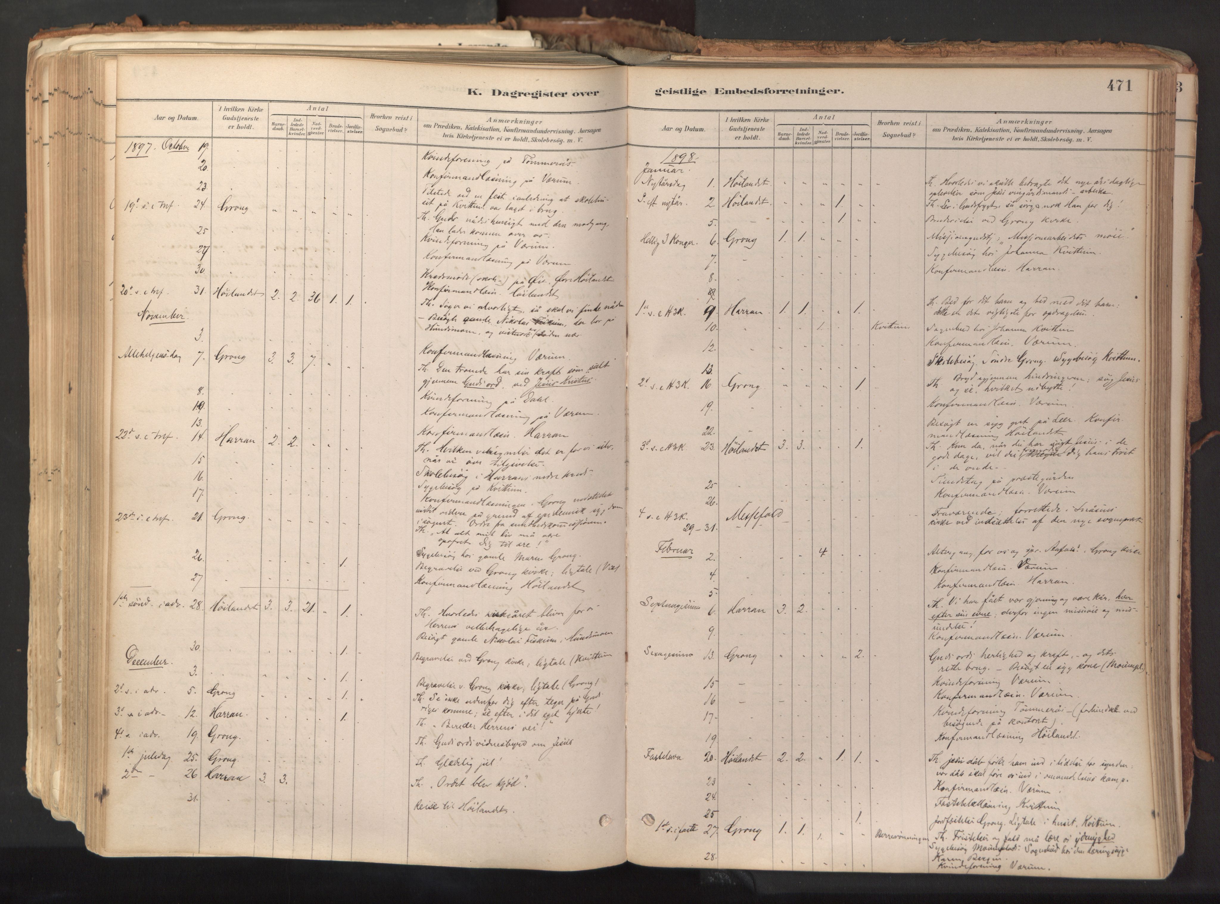 Ministerialprotokoller, klokkerbøker og fødselsregistre - Nord-Trøndelag, SAT/A-1458/758/L0519: Parish register (official) no. 758A04, 1880-1926, p. 471